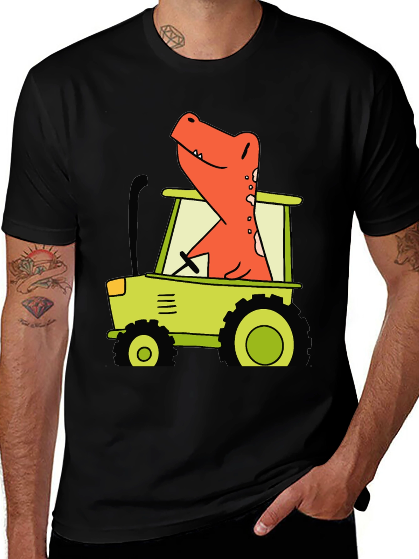 Dino Tractor T-Shirt