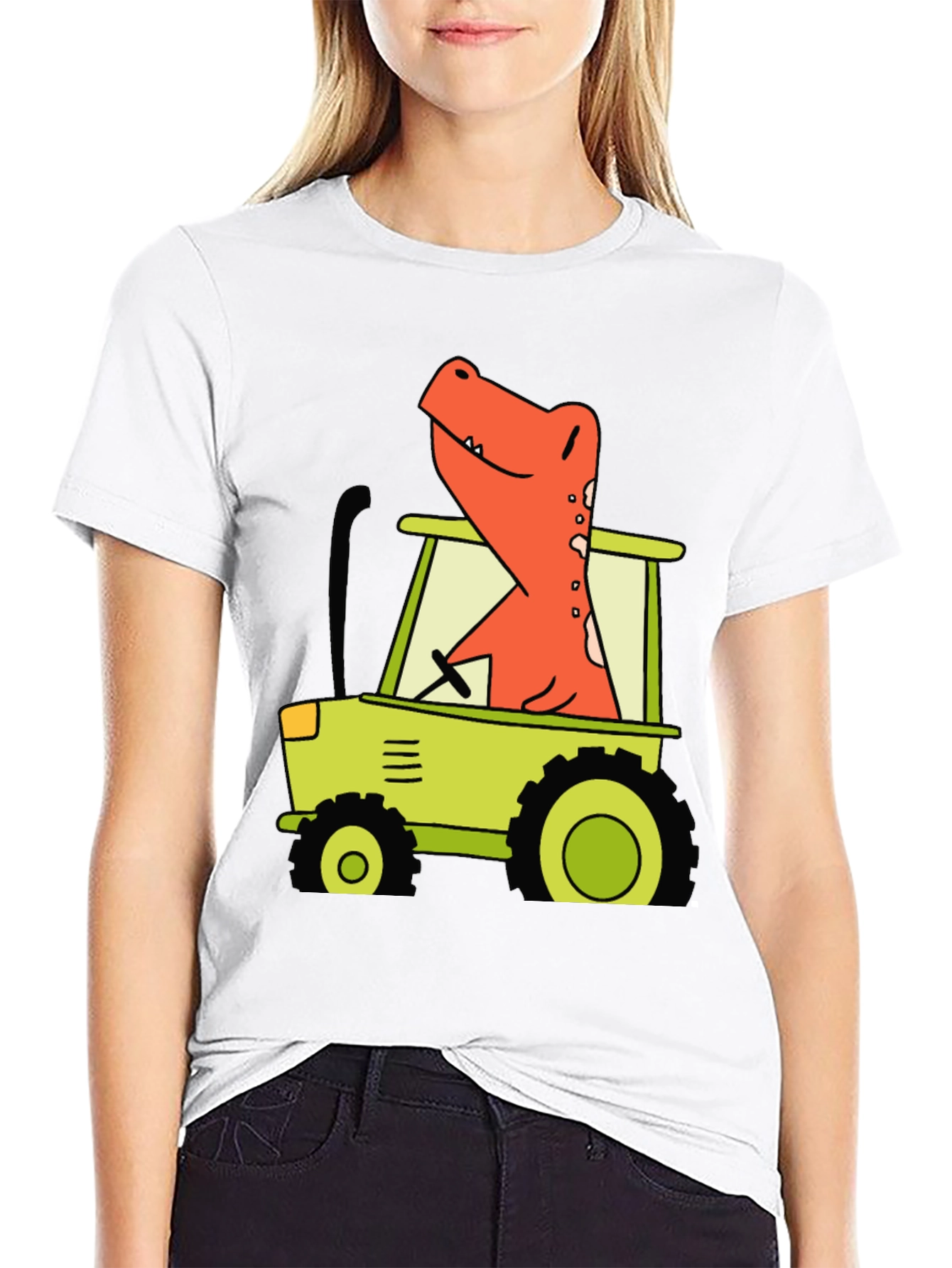 Dino Tractor T-Shirt