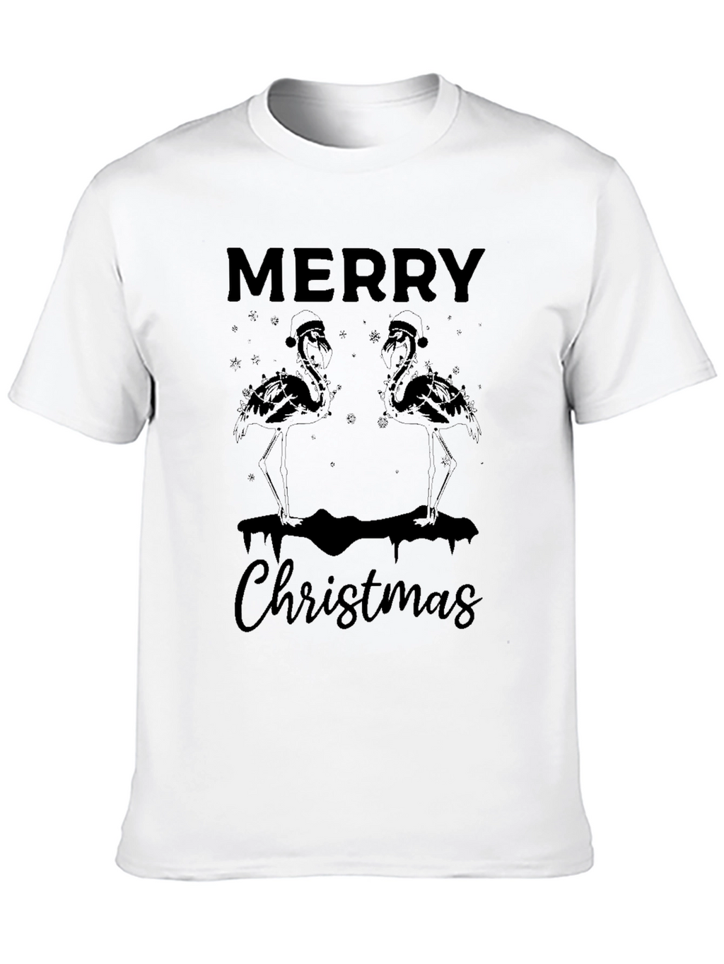 Merry Christmas Flamingo T-Shirt