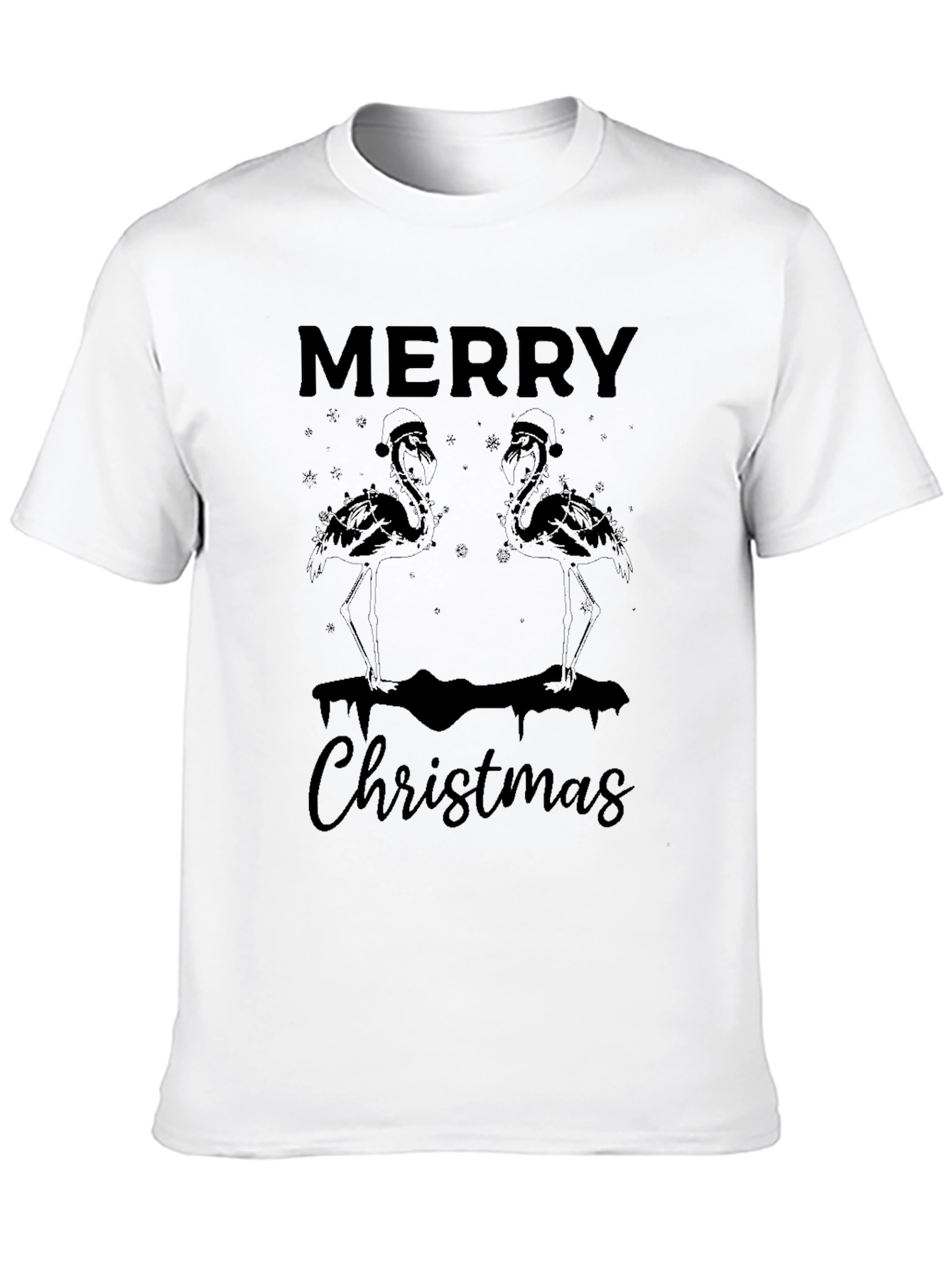 Merry Christmas Flamingo T-Shirt