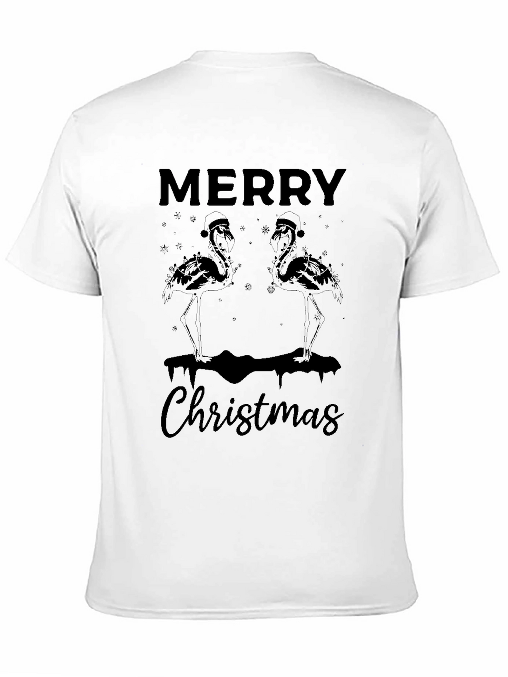 Merry Christmas Flamingo T-Shirt