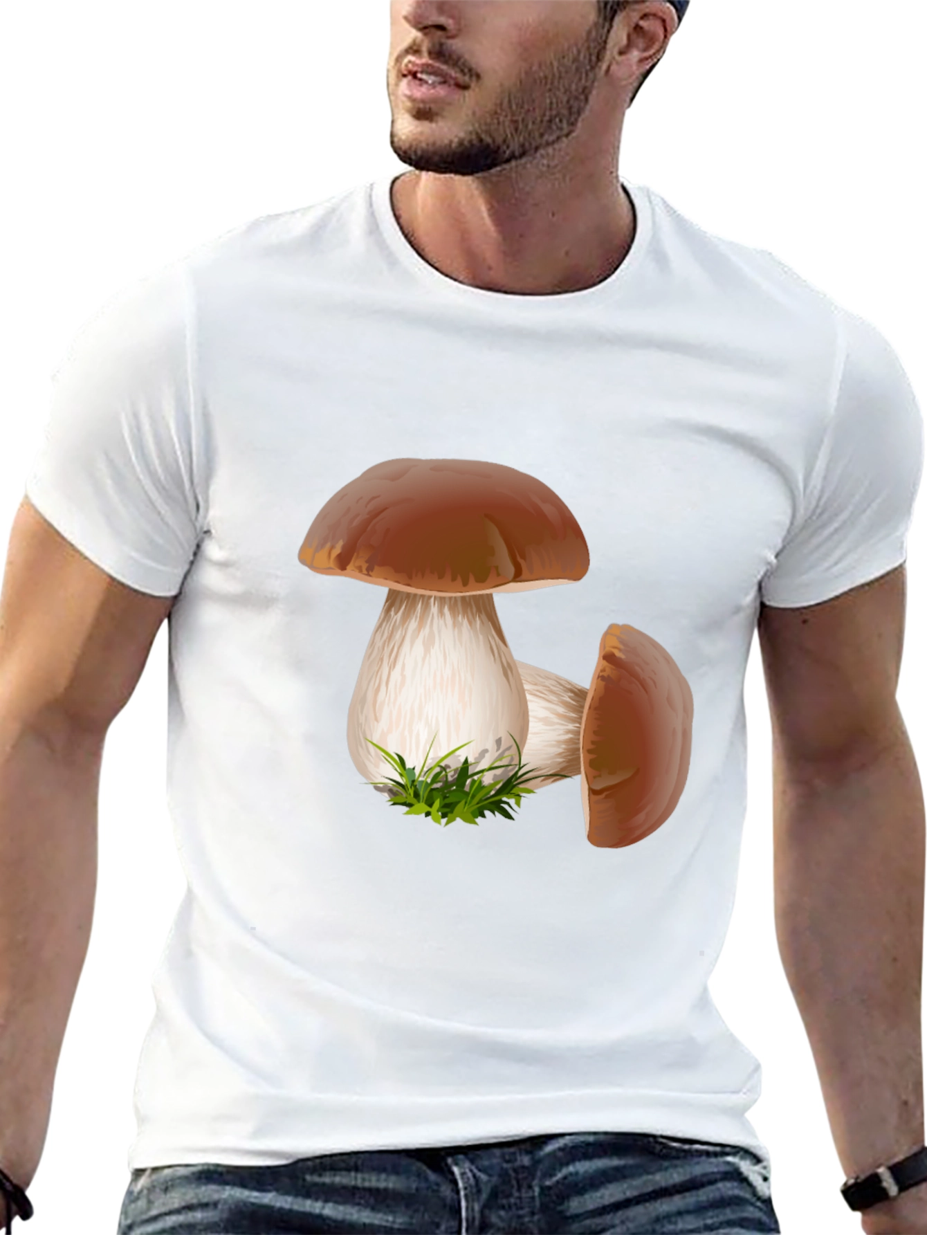 Mushroom Graphic Tee -  Nature Lover Shirt