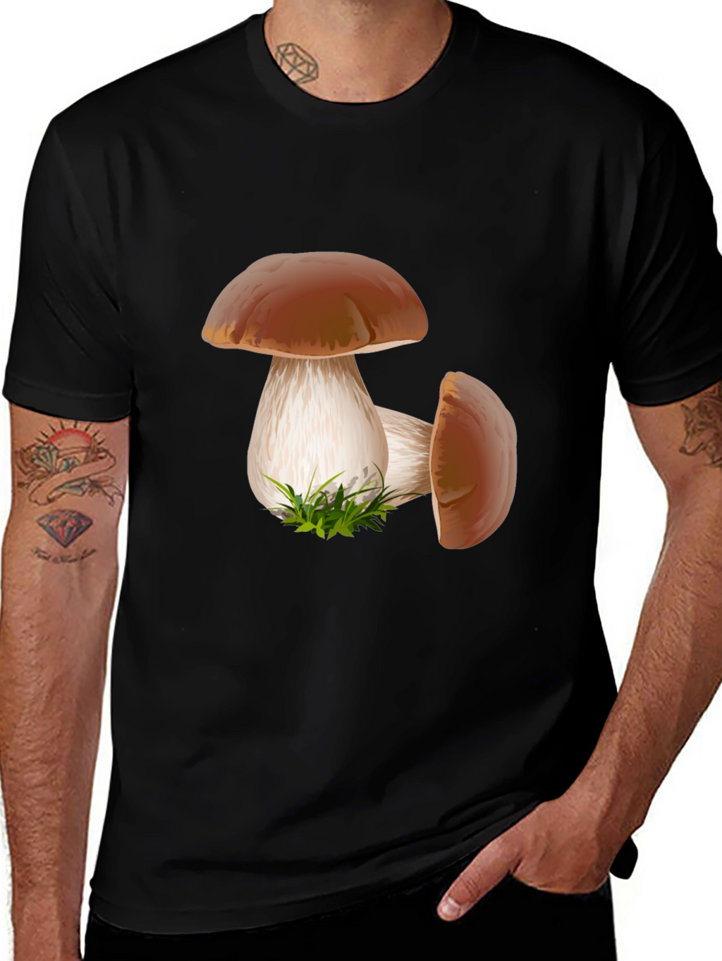 Mushroom Graphic Tee -  Nature Lover Shirt