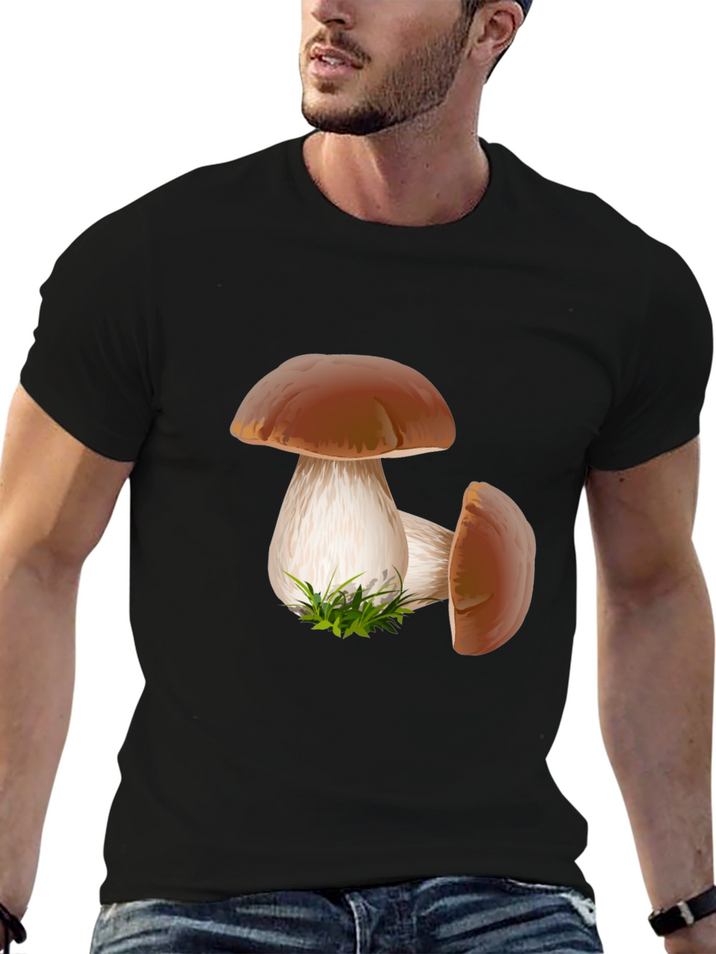 Mushroom Graphic Tee -  Nature Lover Shirt