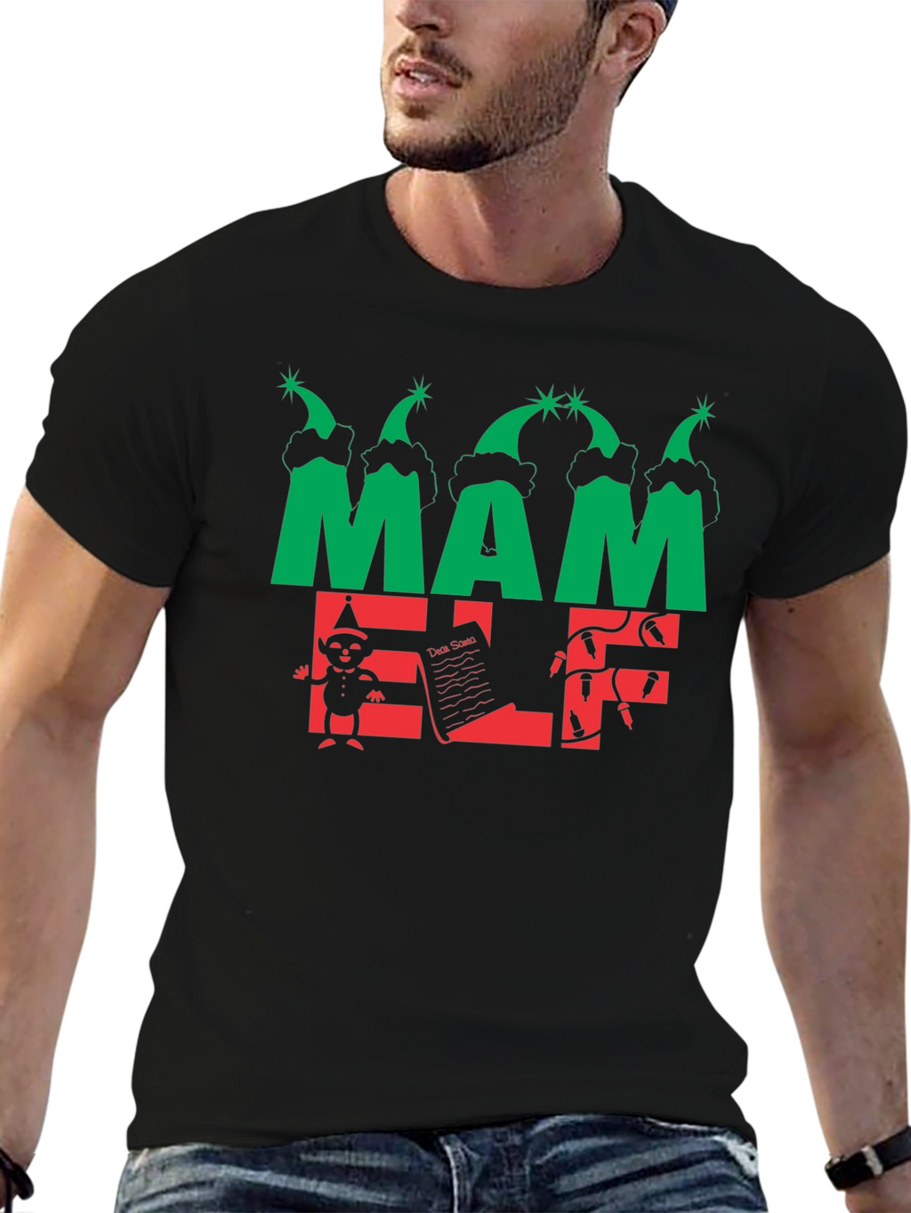 Mama Elf Christmas T-Shirt