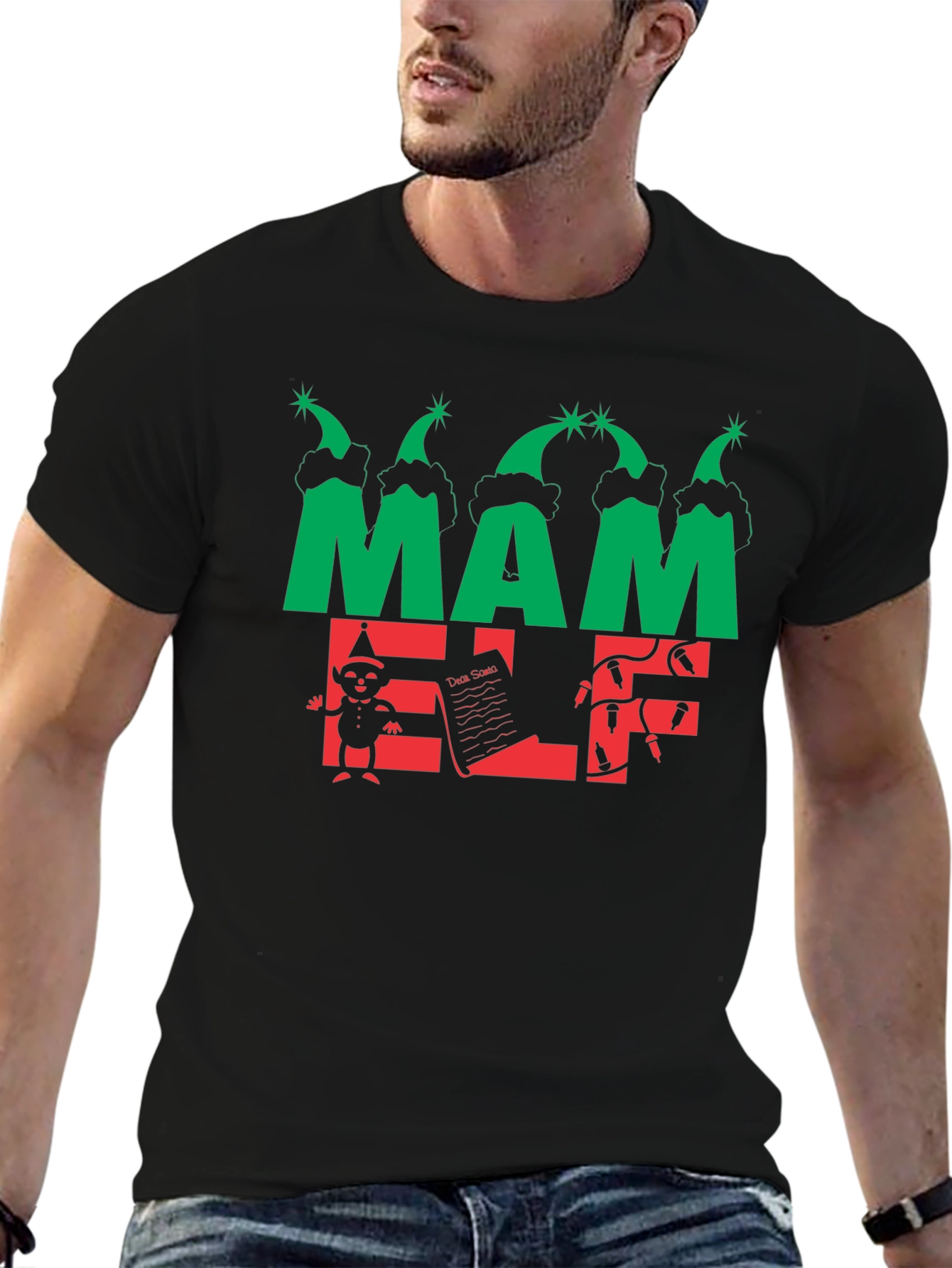 Mama Elf Christmas T-Shirt