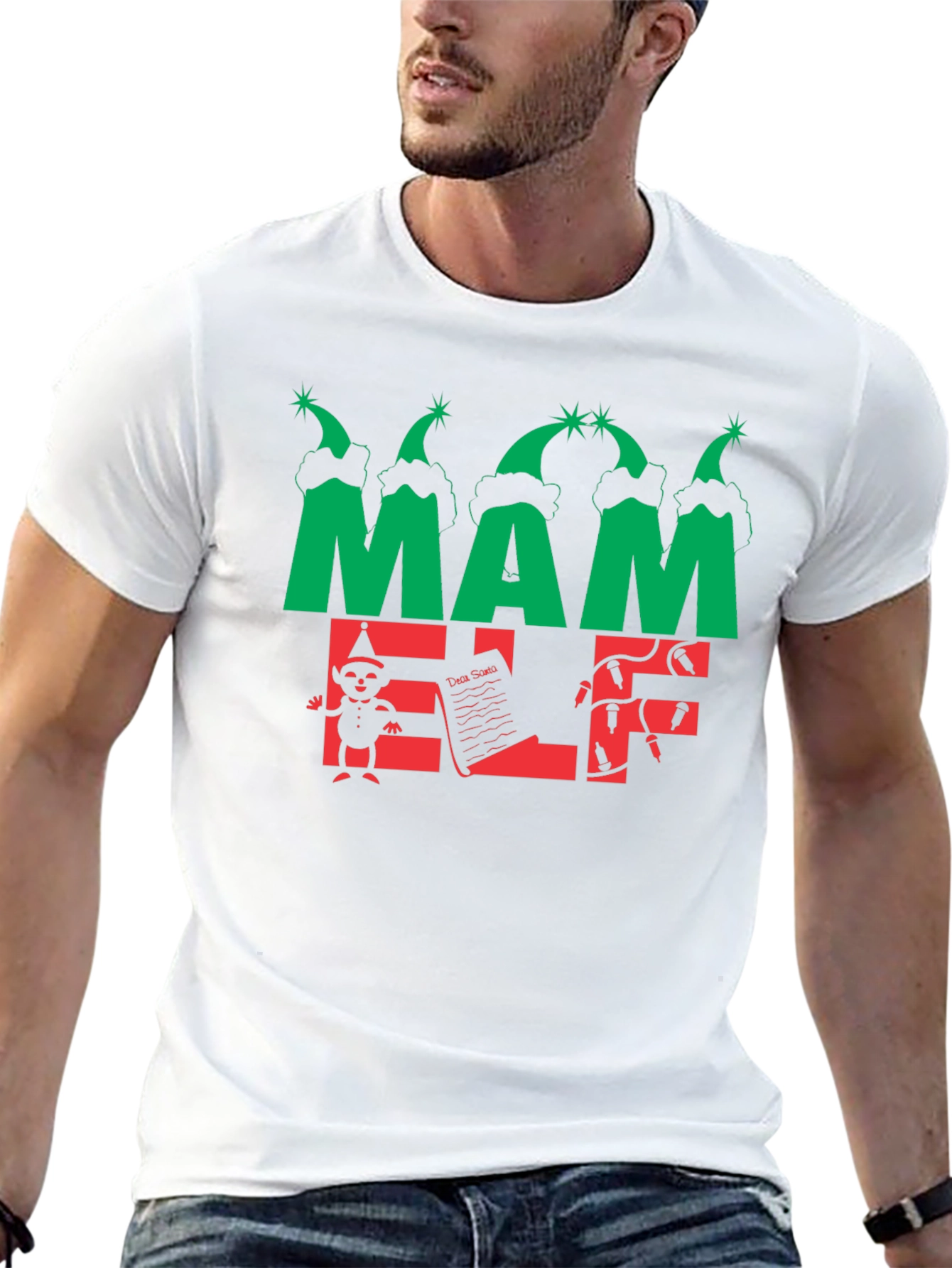 Mama Elf Christmas T-Shirt