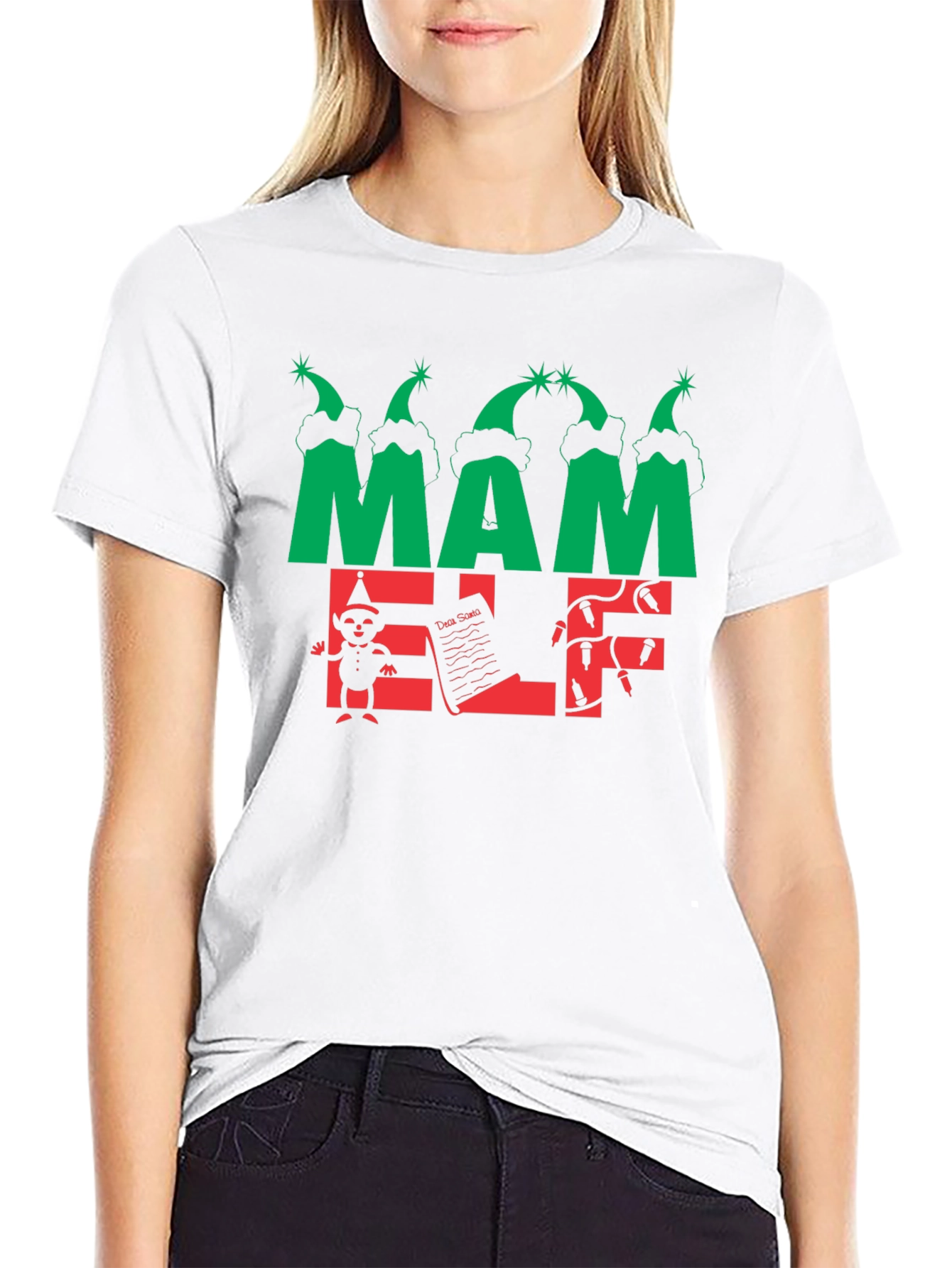 Mama Elf Christmas T-Shirt