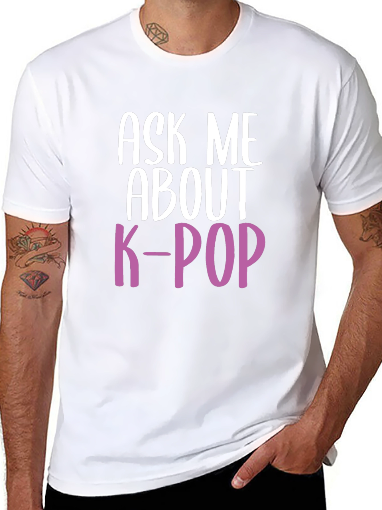 Ask Me About K-Pop T-Shirt