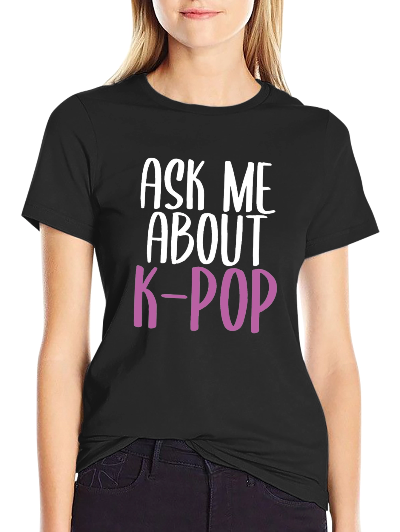 Ask Me About K-Pop T-Shirt