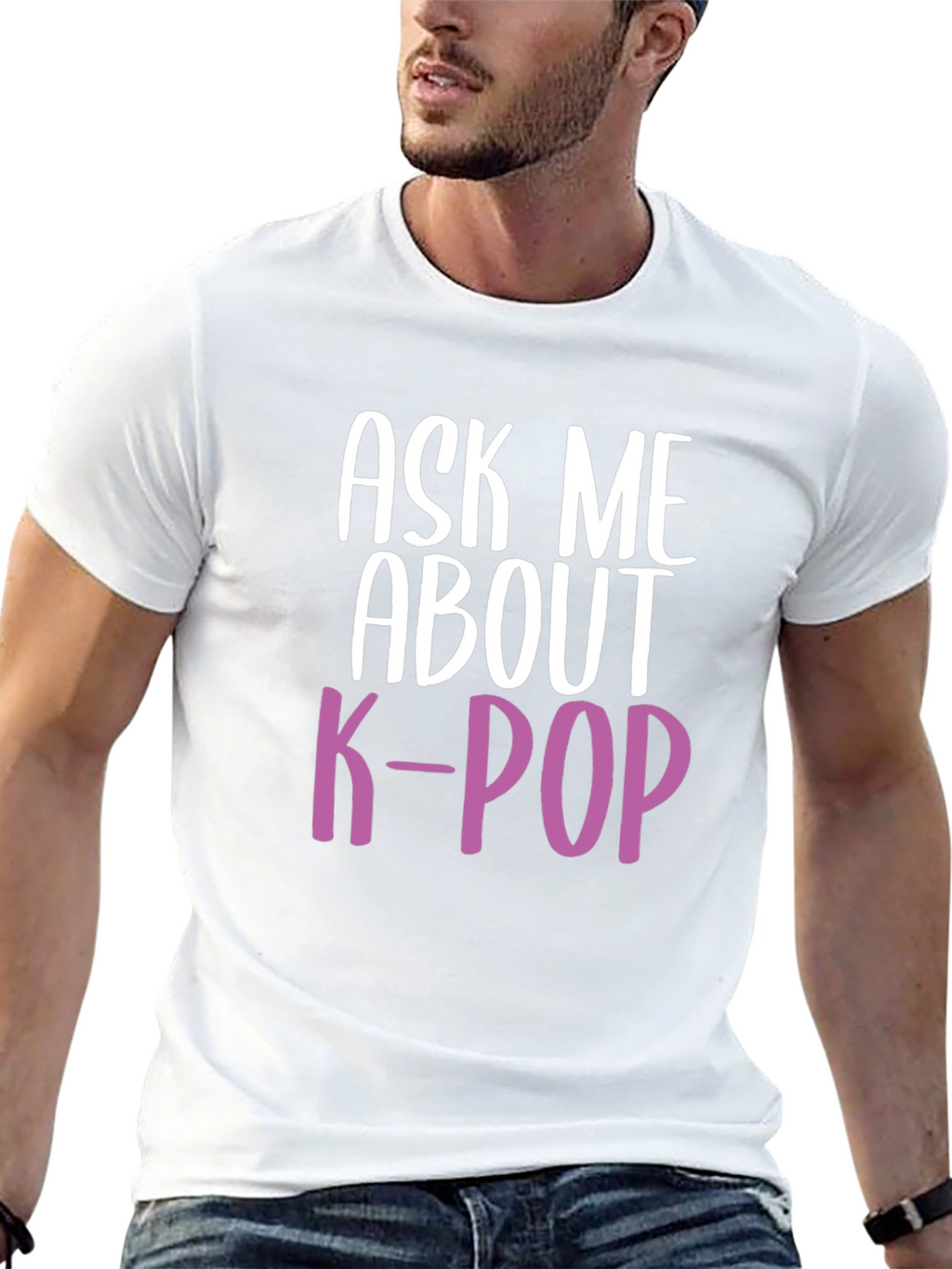 Ask Me About K-Pop T-Shirt