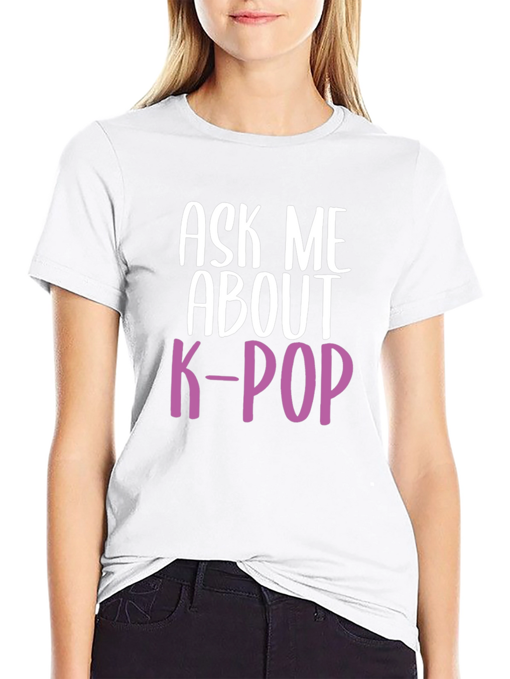 Ask Me About K-Pop T-Shirt