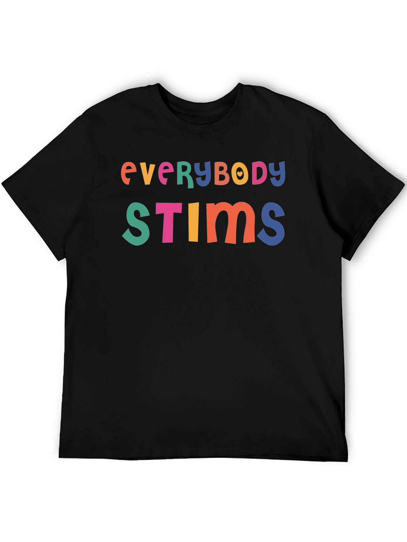 Everybody Stims T-Shirt - Colorful Autism Pride Tee