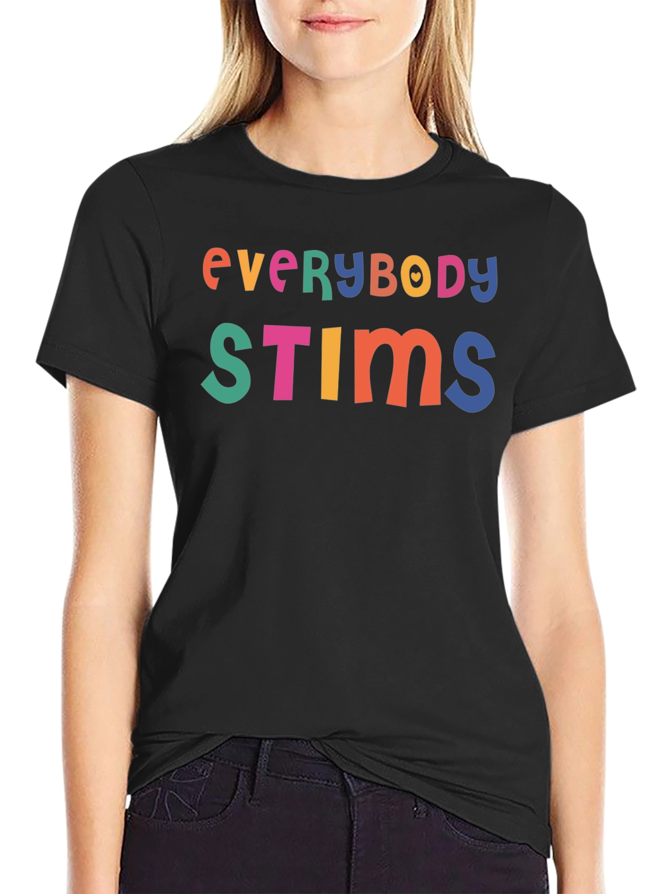 Everybody Stims T-Shirt - Colorful Autism Pride Tee