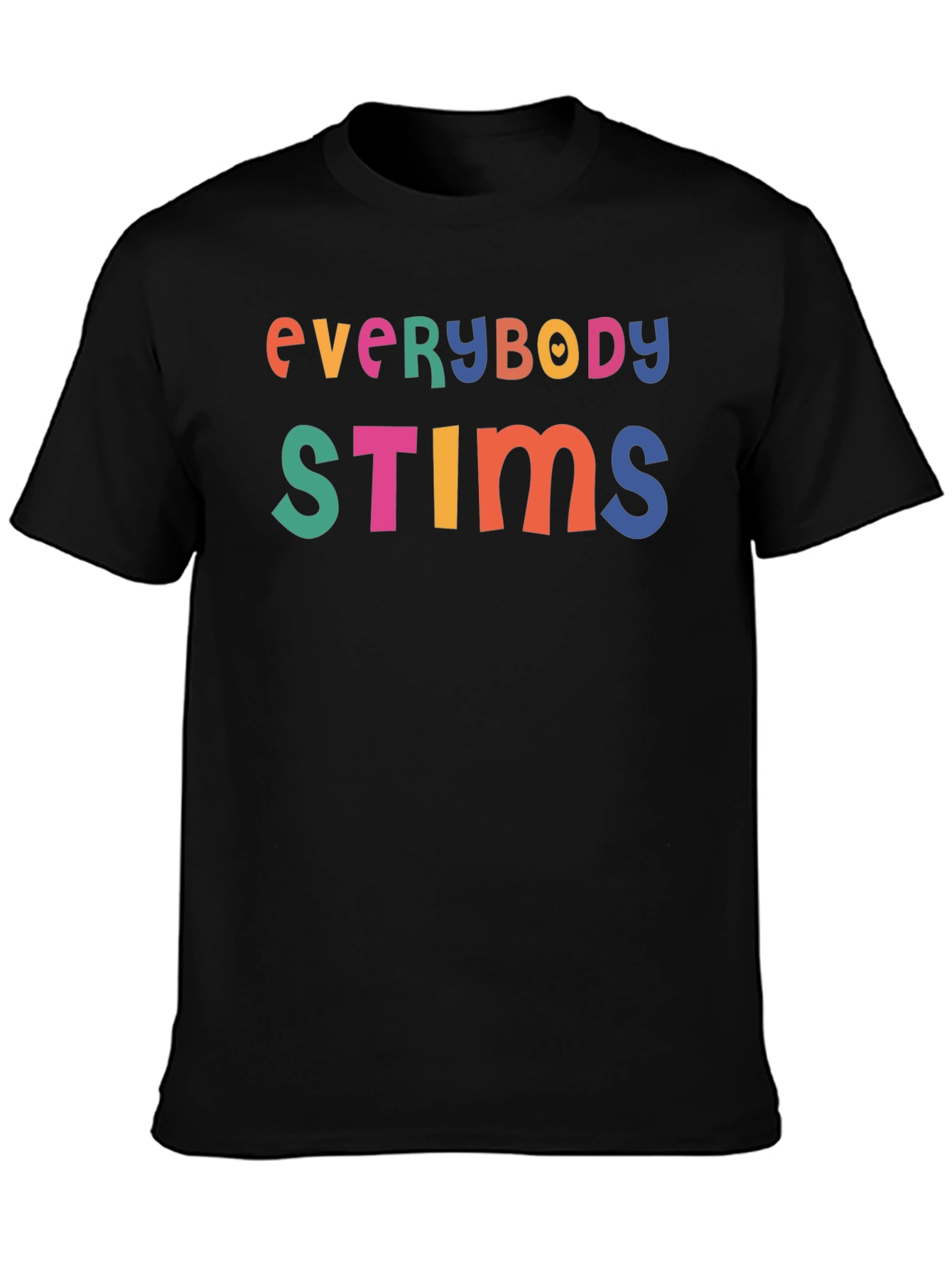 Everybody Stims T-Shirt - Colorful Autism Pride Tee