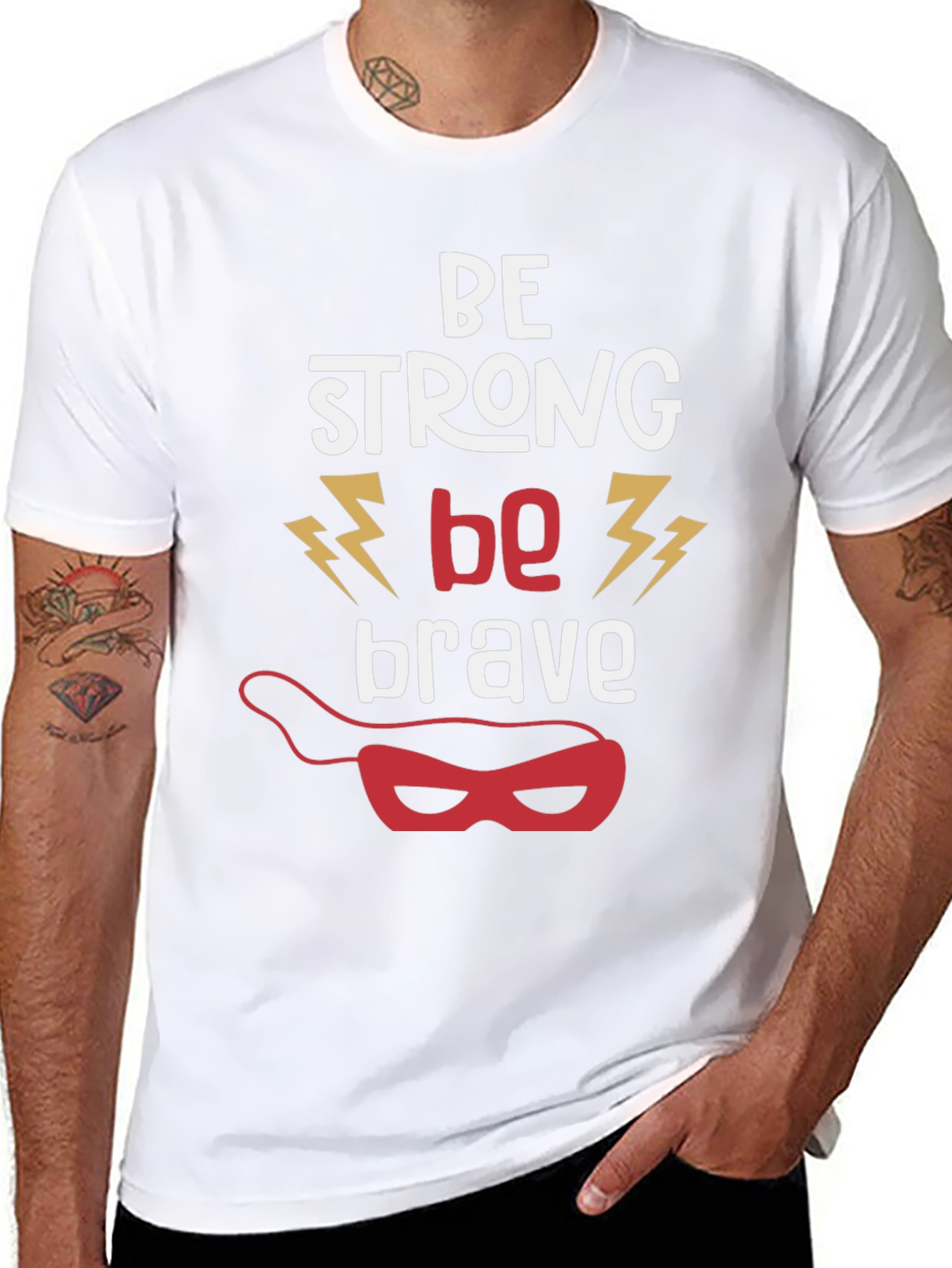 Be Strong Be Brave Graphic T-Shirt