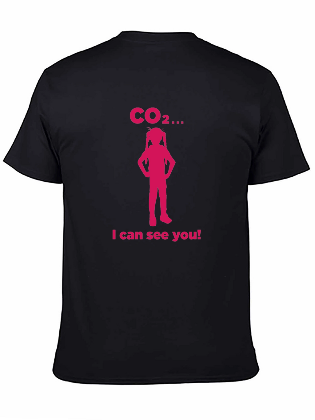 CO2 I Can See You Black T-Shirt