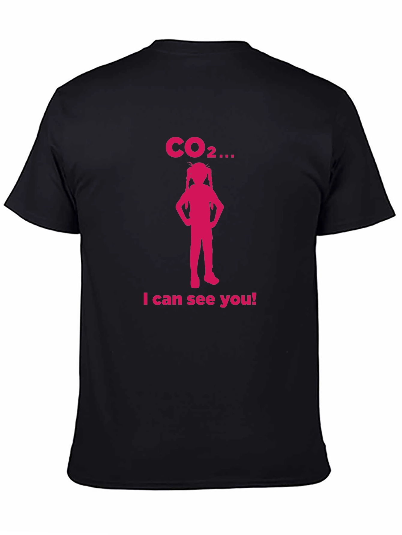 CO2 I Can See You Black T-Shirt