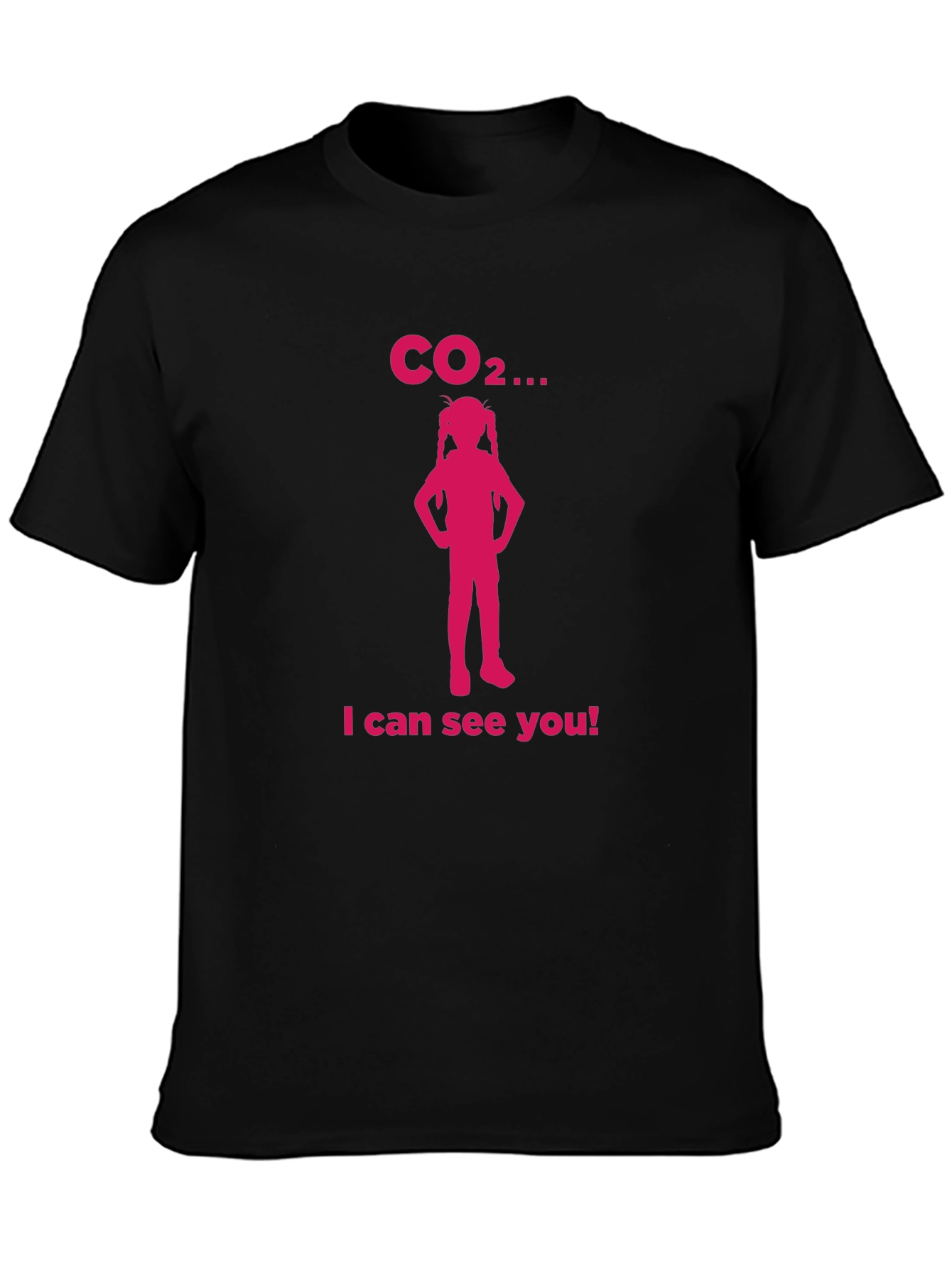 CO2 I Can See You Black T-Shirt