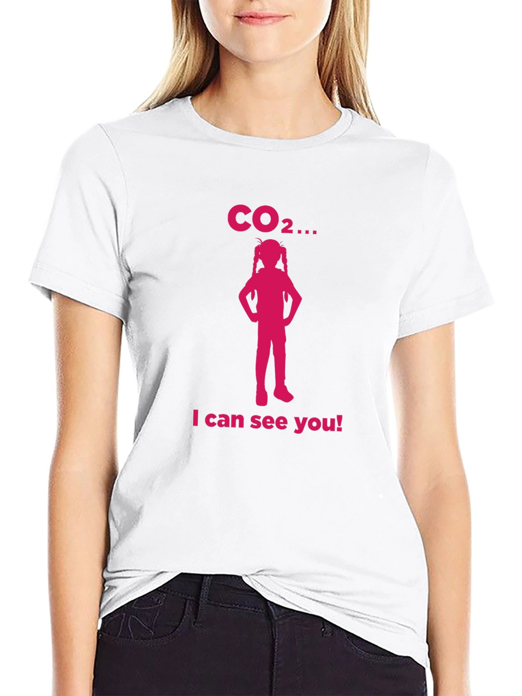 CO2 I Can See You Black T-Shirt