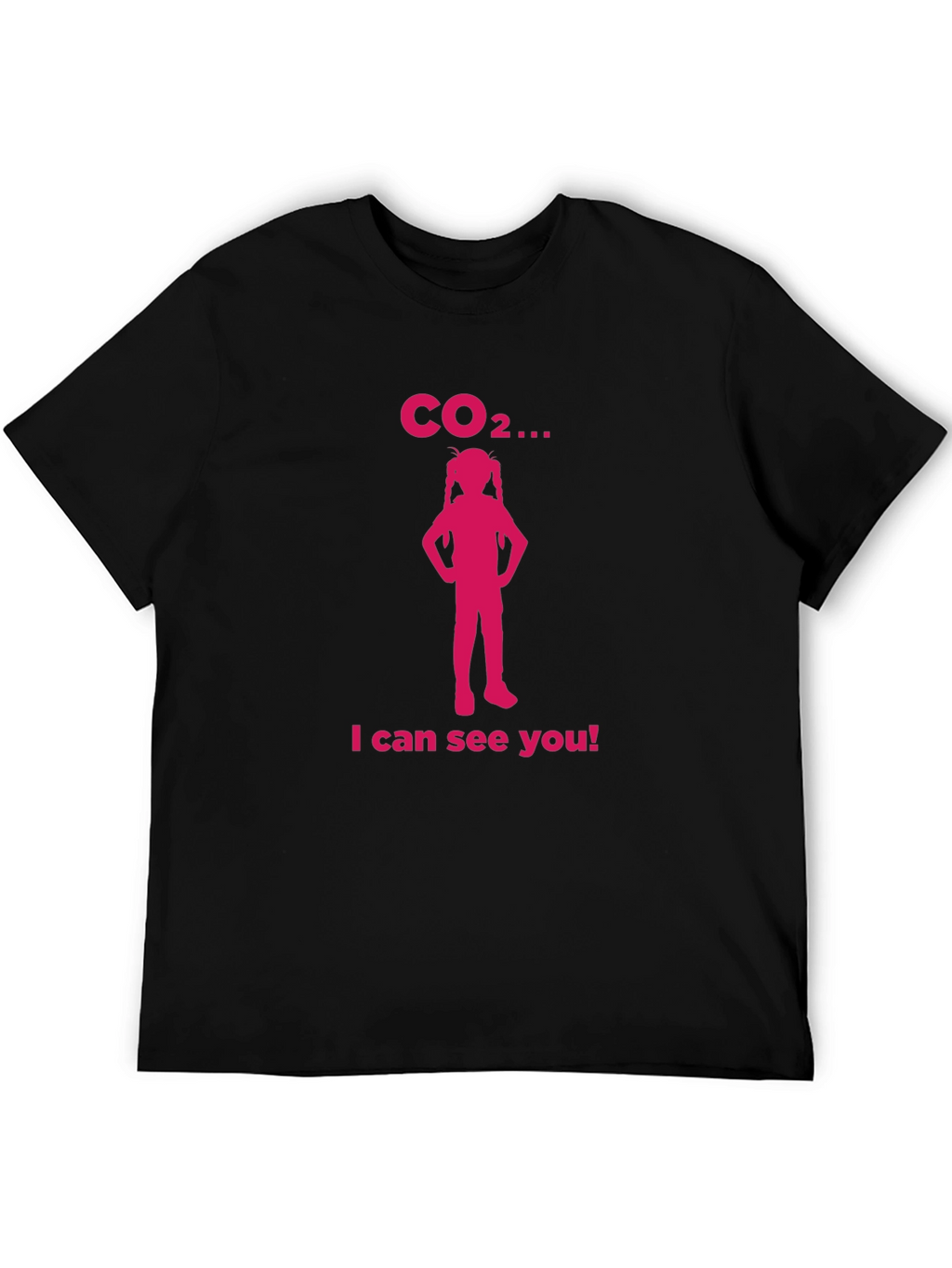 CO2 I Can See You Black T-Shirt