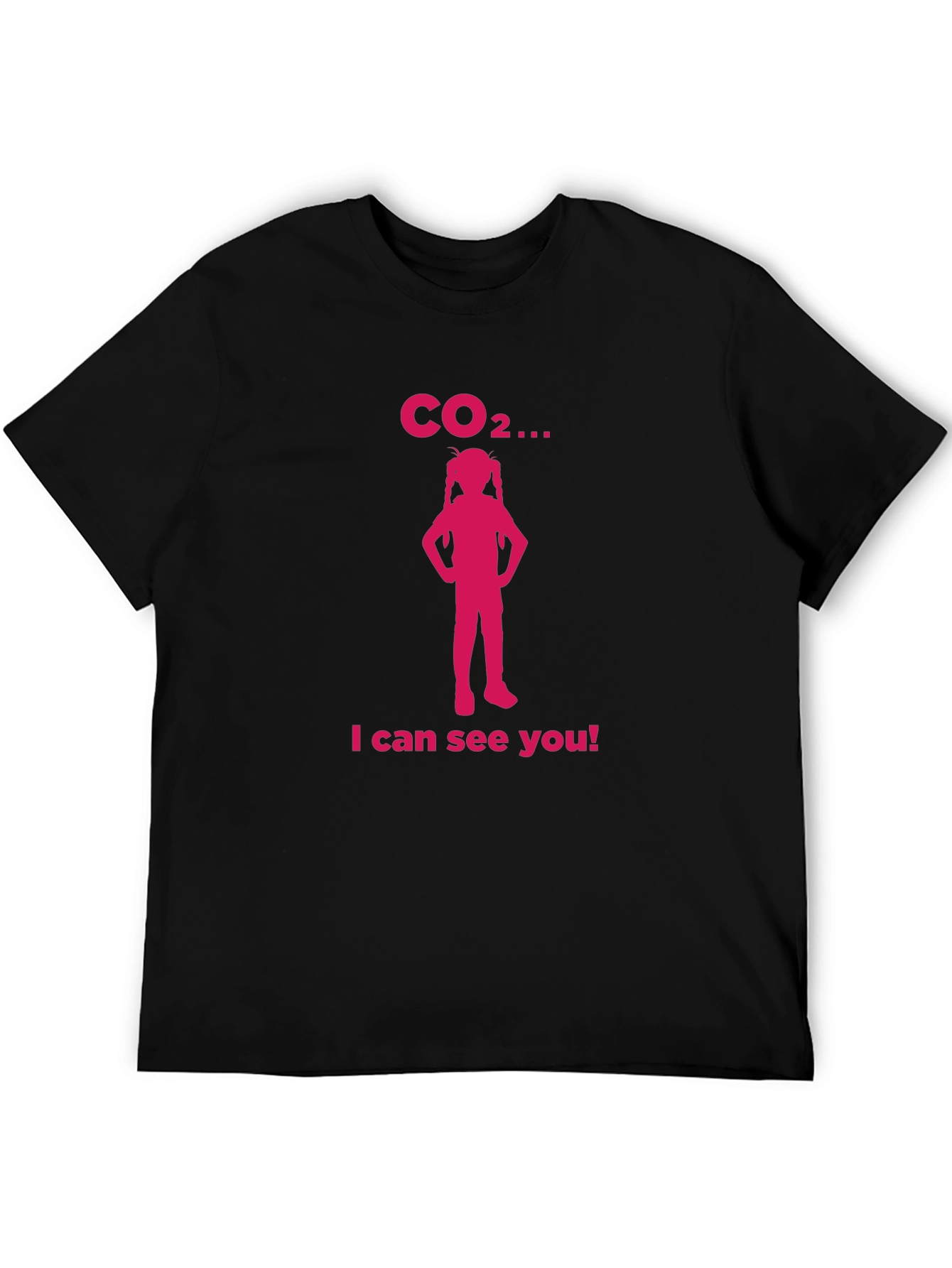CO2 I Can See You Black T-Shirt
