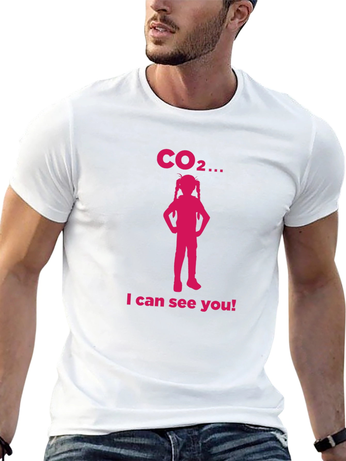CO2 I Can See You Black T-Shirt