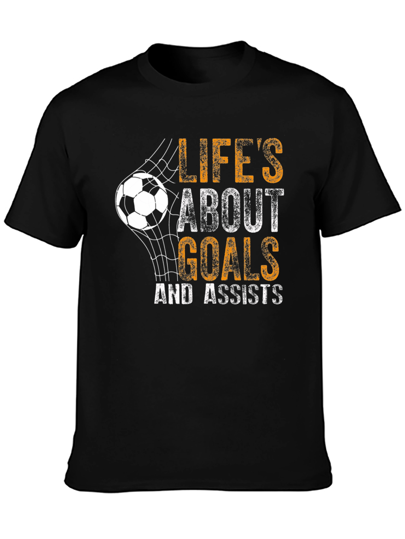 Lifes About Goals T-Shirt - Soccer Graphic Tee