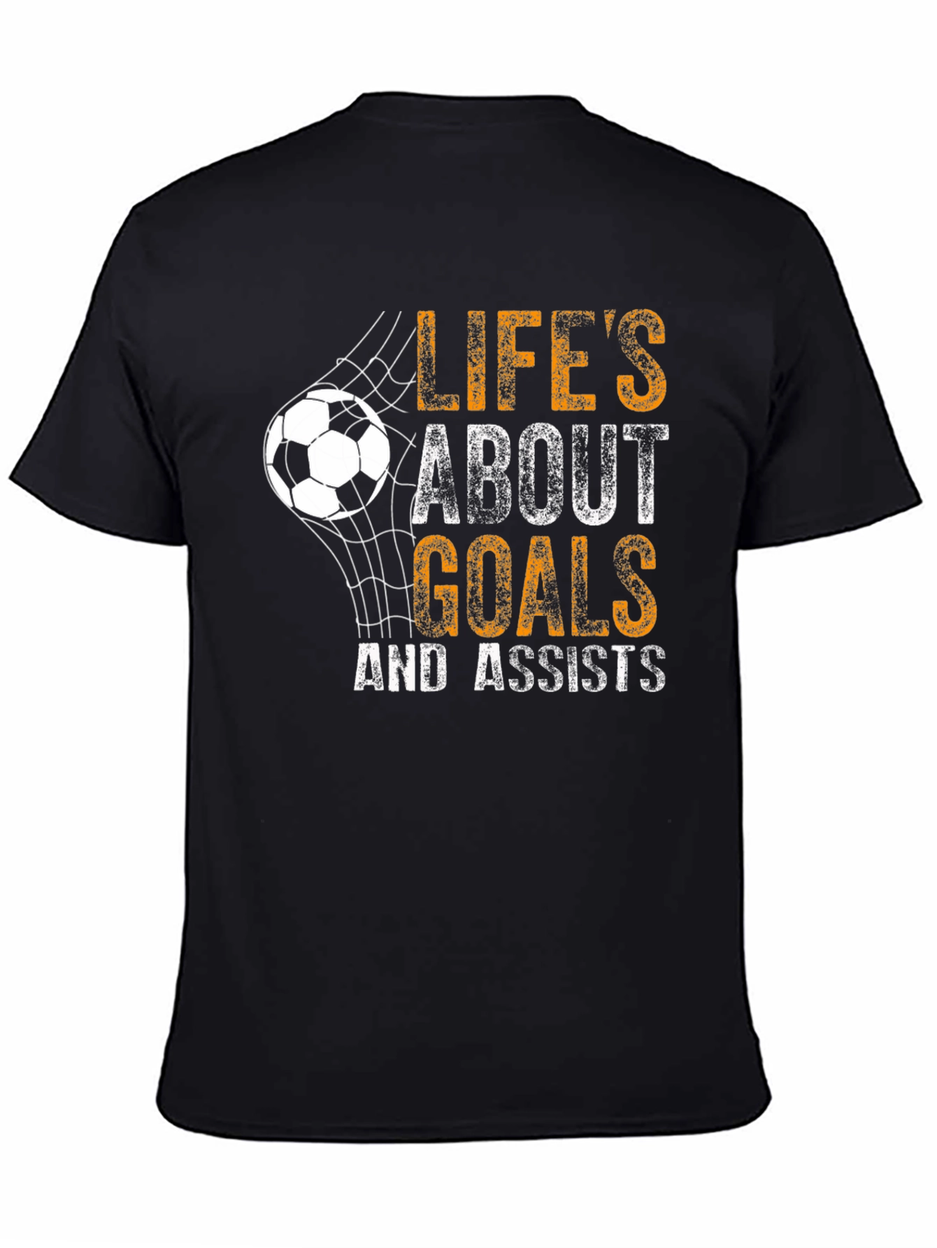 Lifes About Goals T-Shirt - Soccer Graphic Tee