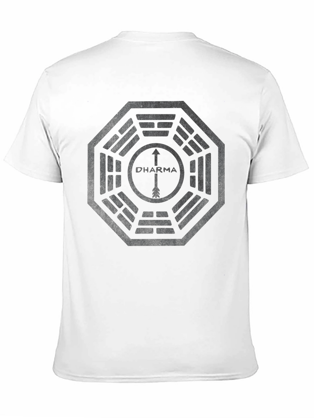 Dharma Initiative T-Shirt - Black Cotton Blend