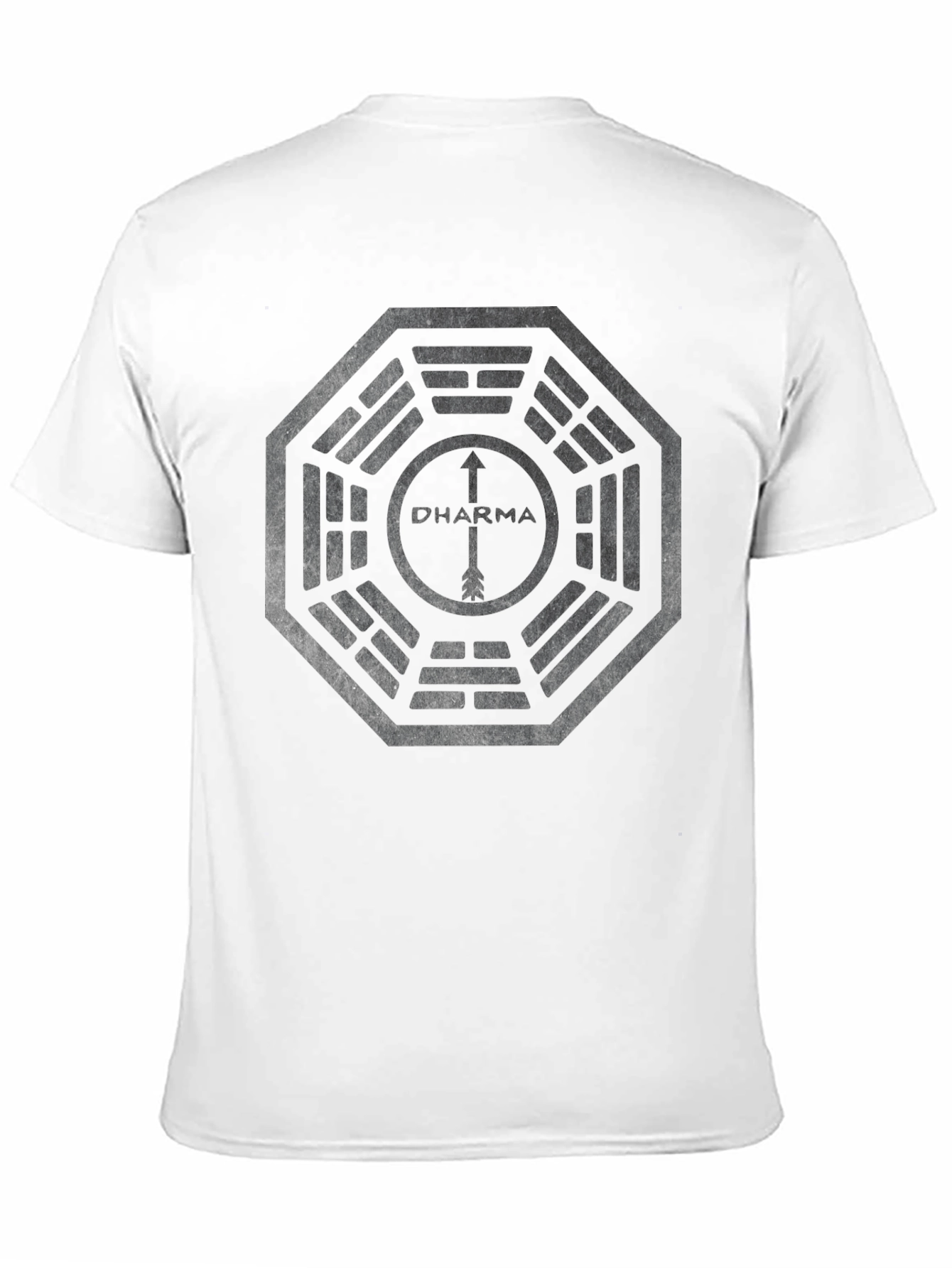 Dharma Initiative T-Shirt - Black Cotton Blend