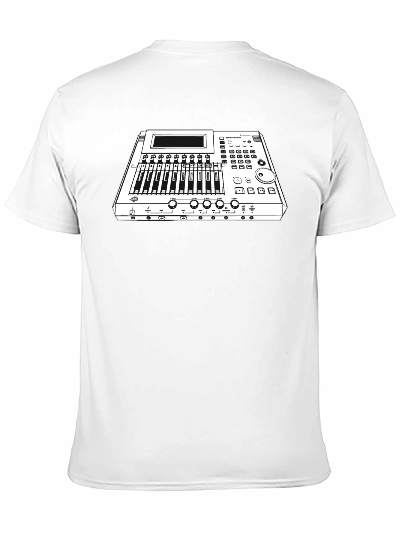 Mixing Console Graphic Tee - Black