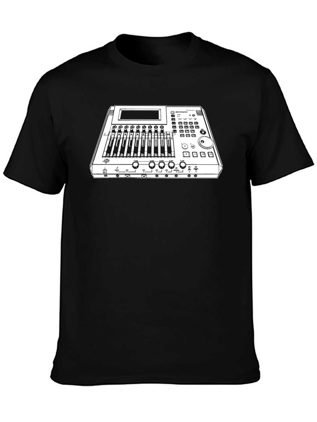 Mixing Console Graphic Tee - Black