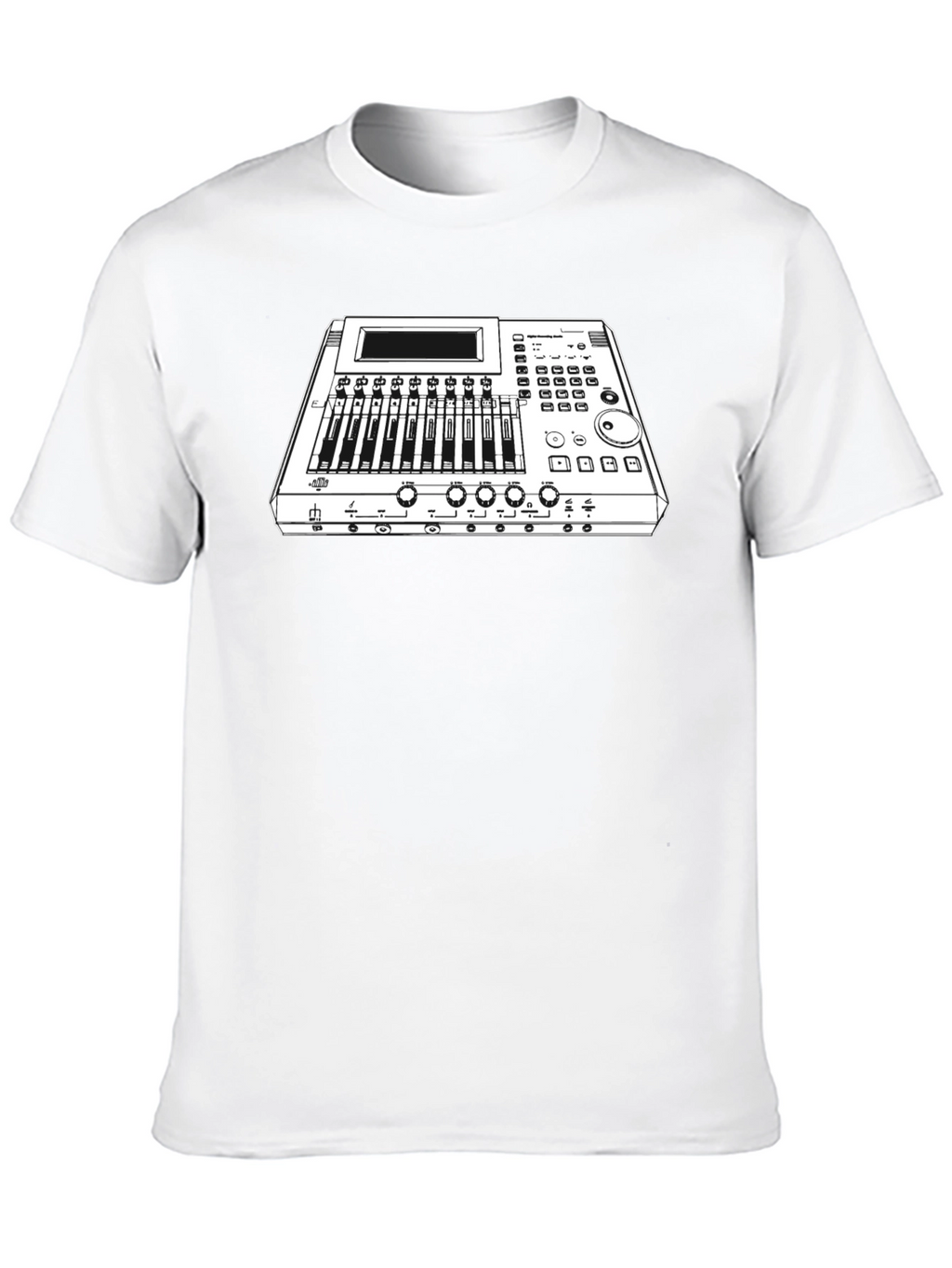Mixing Console Graphic Tee - Black