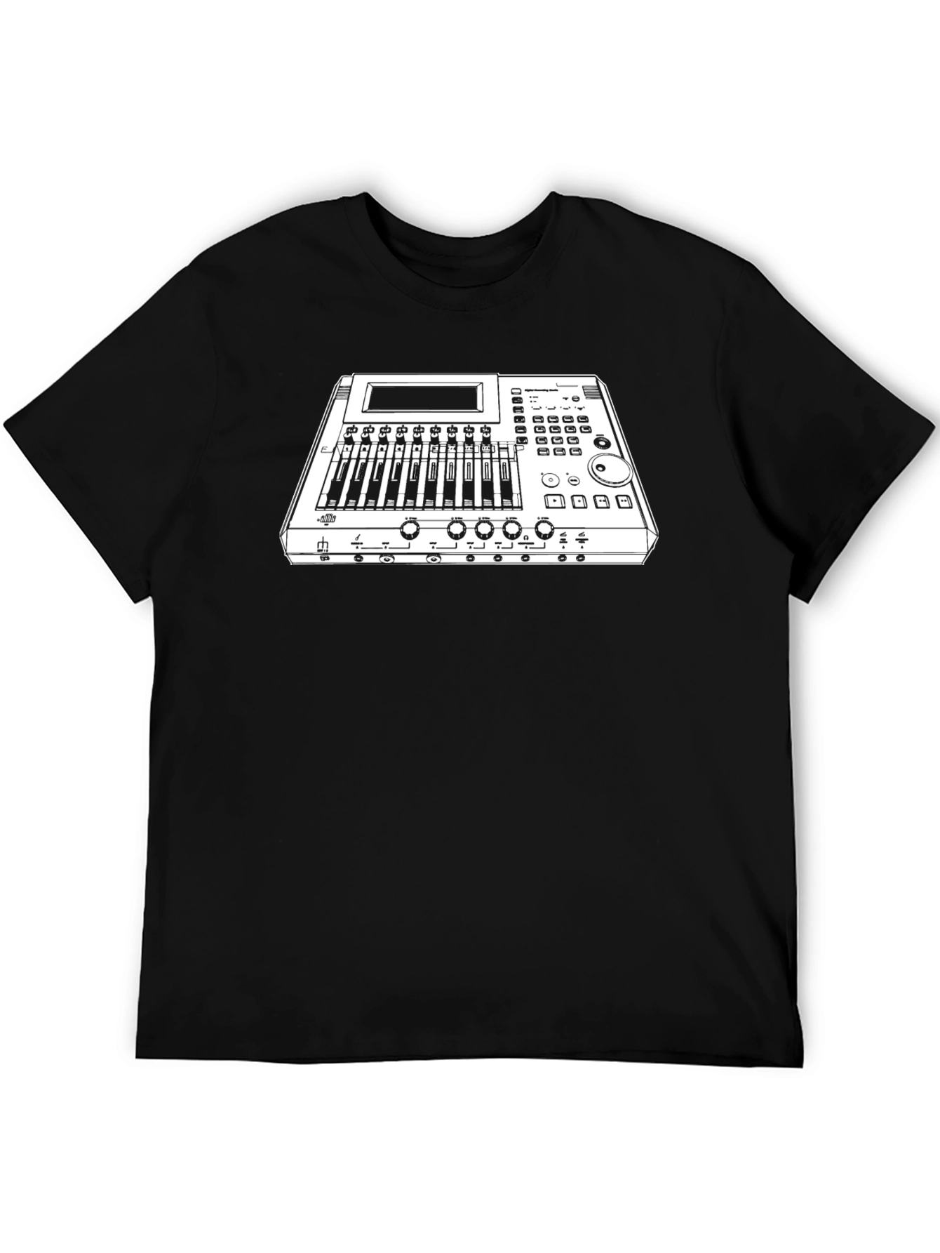 Mixing Console Graphic Tee - Black