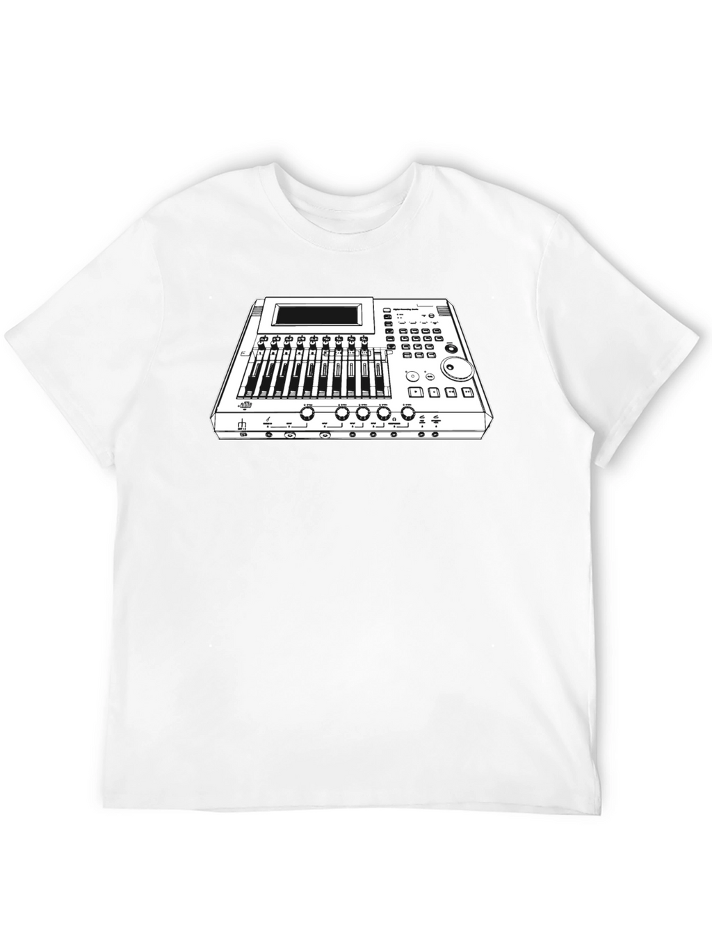 Mixing Console Graphic Tee - Black