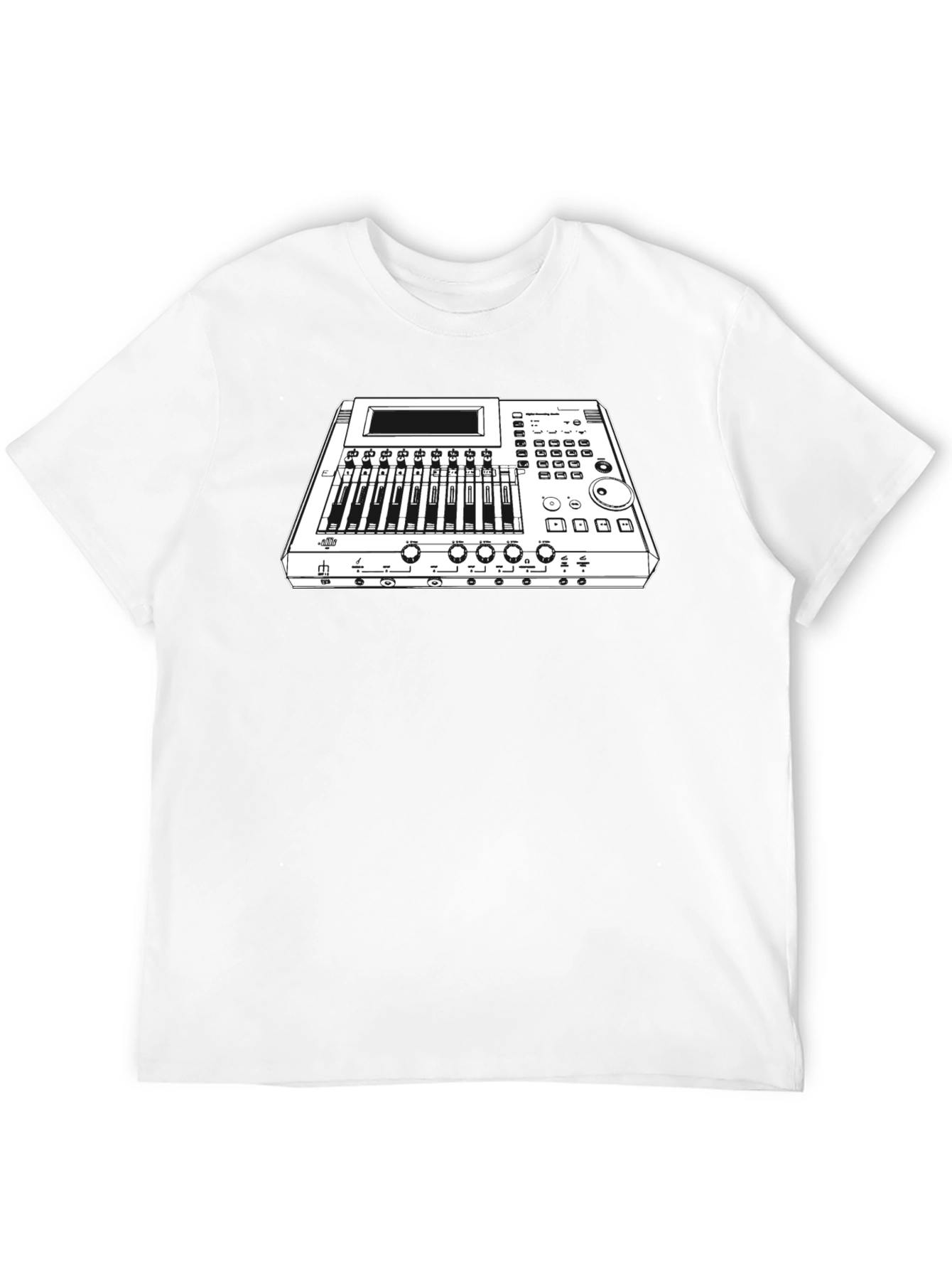 Mixing Console Graphic Tee - Black
