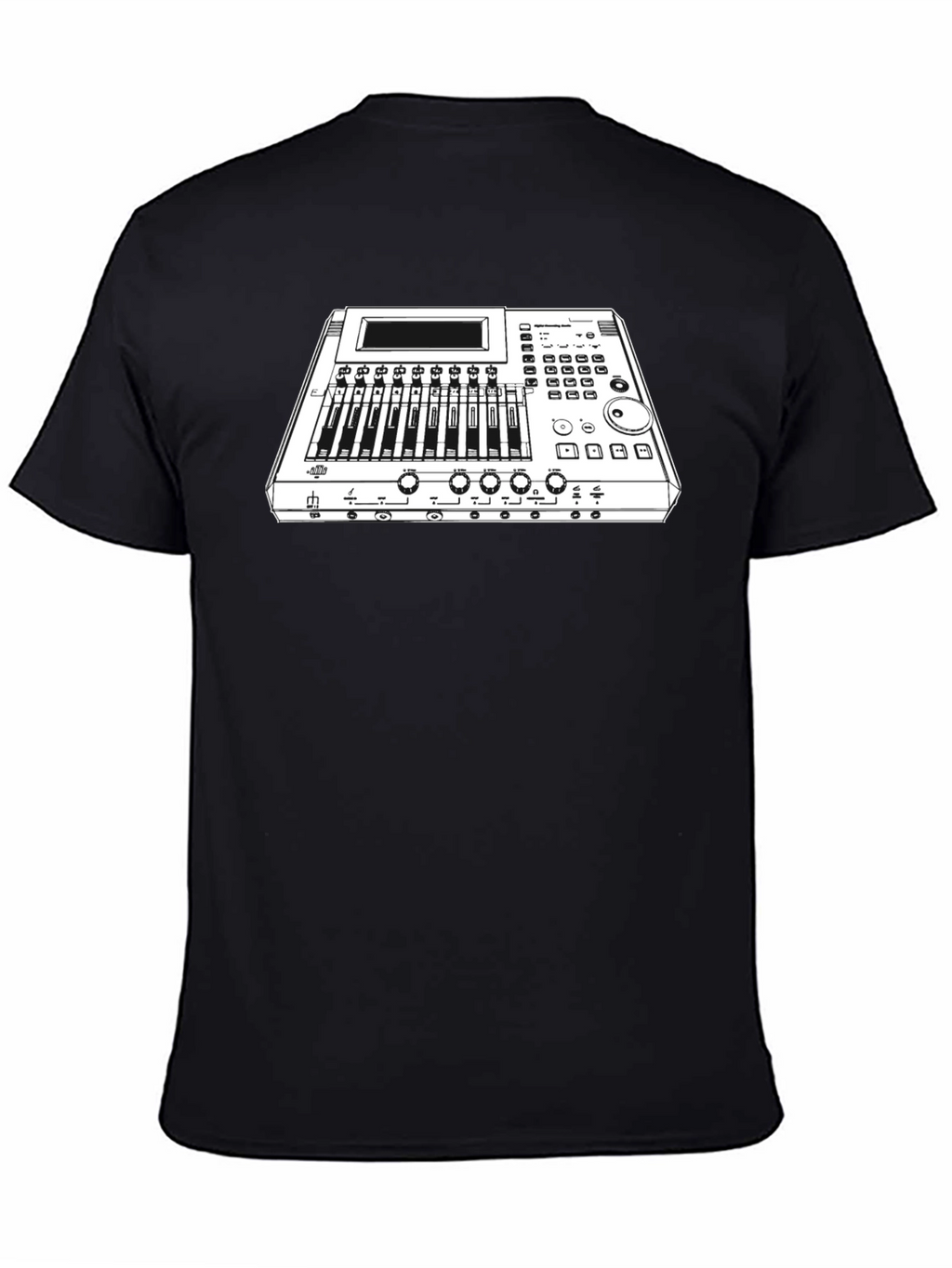 Mixing Console Graphic Tee - Black
