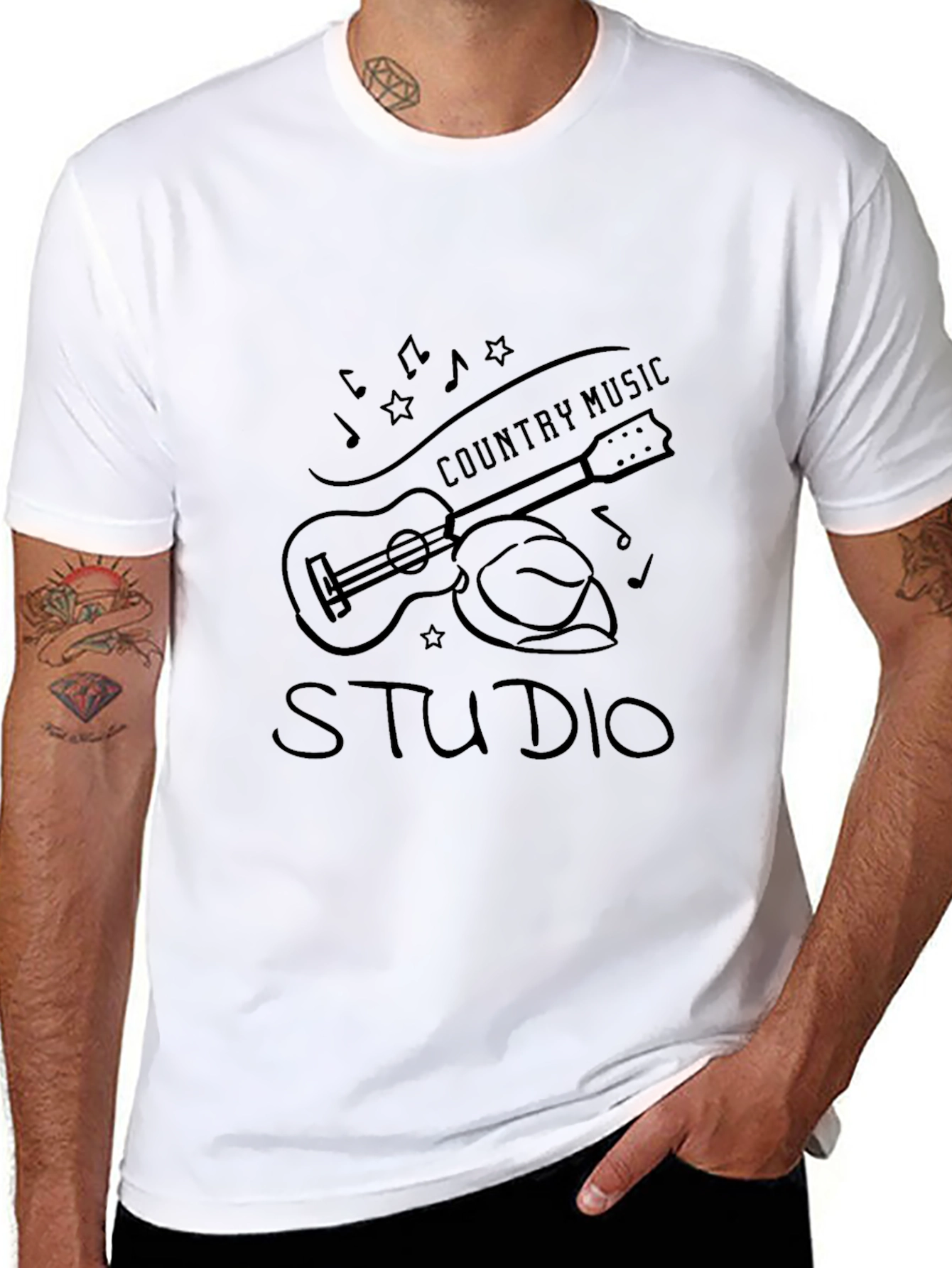 Country Music Studio Graphic T-Shirt