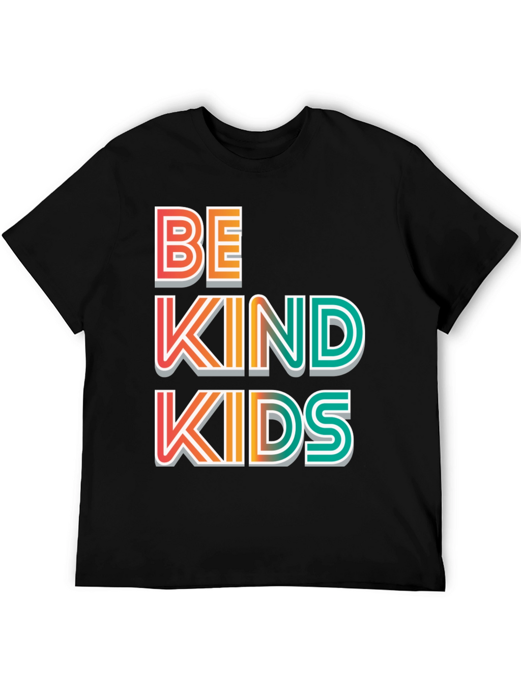 Be Kind Kids T-Shirt - Retro Style