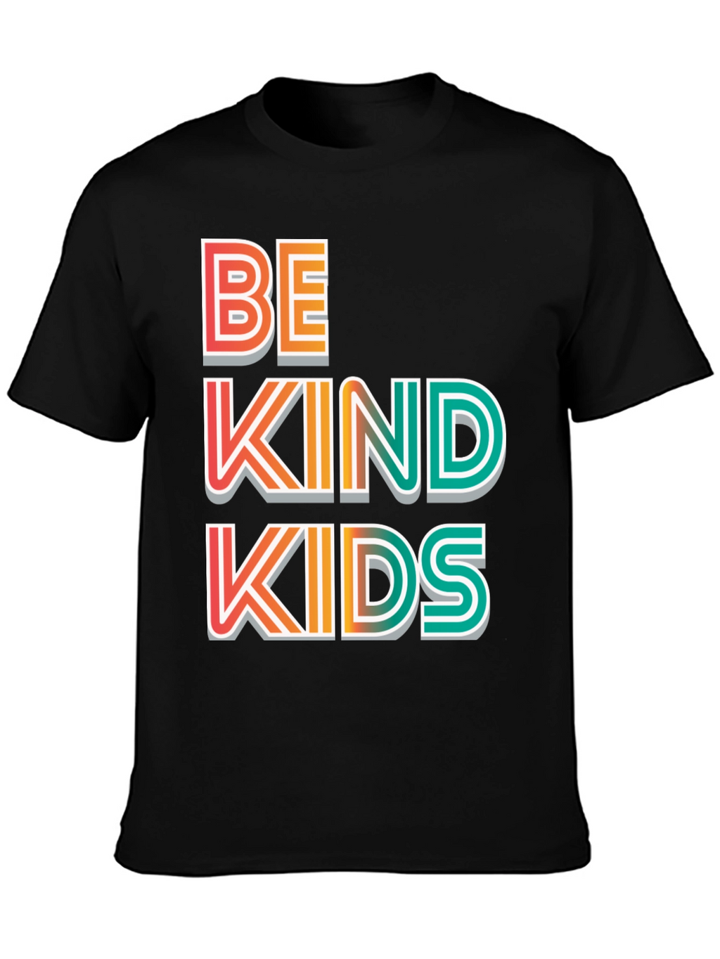 Be Kind Kids T-Shirt - Retro Style