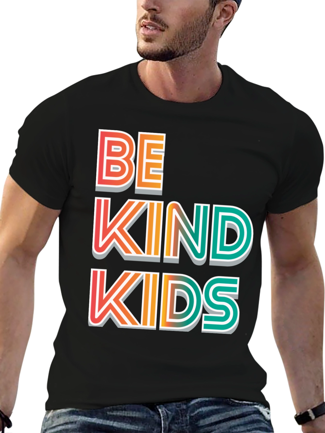 Be Kind Kids T-Shirt - Retro Style