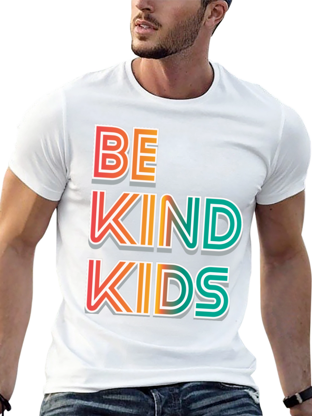 Be Kind Kids T-Shirt - Retro Style