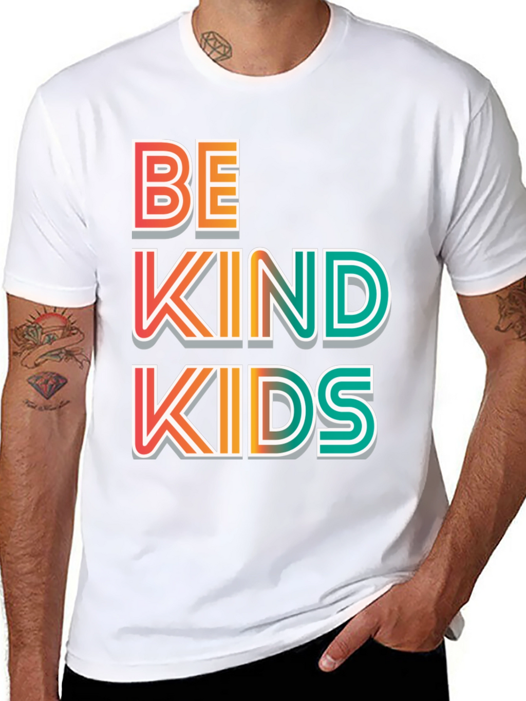 Be Kind Kids T-Shirt - Retro Style
