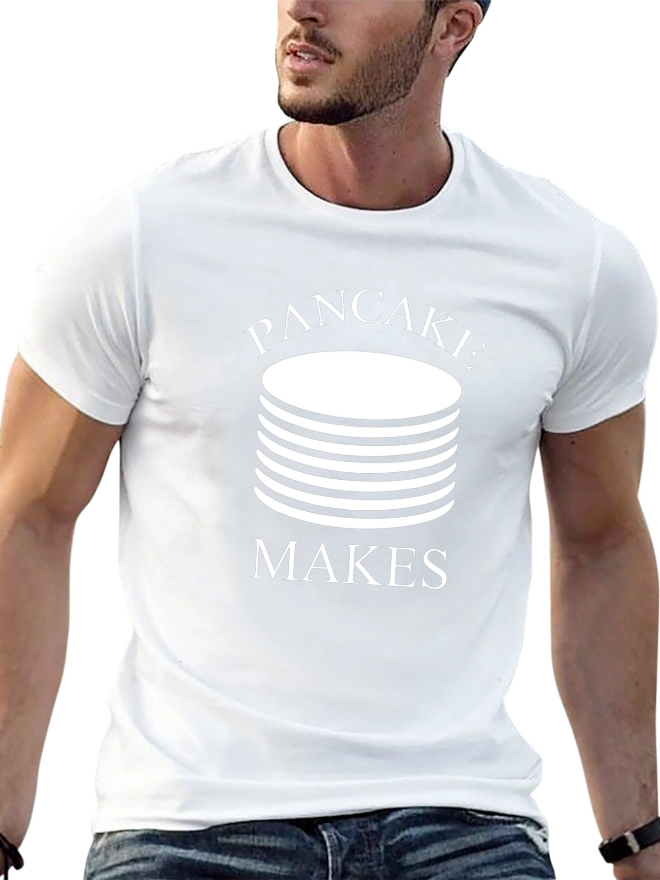 Pancake Makes T-Shirt - Funny Foodie Tee