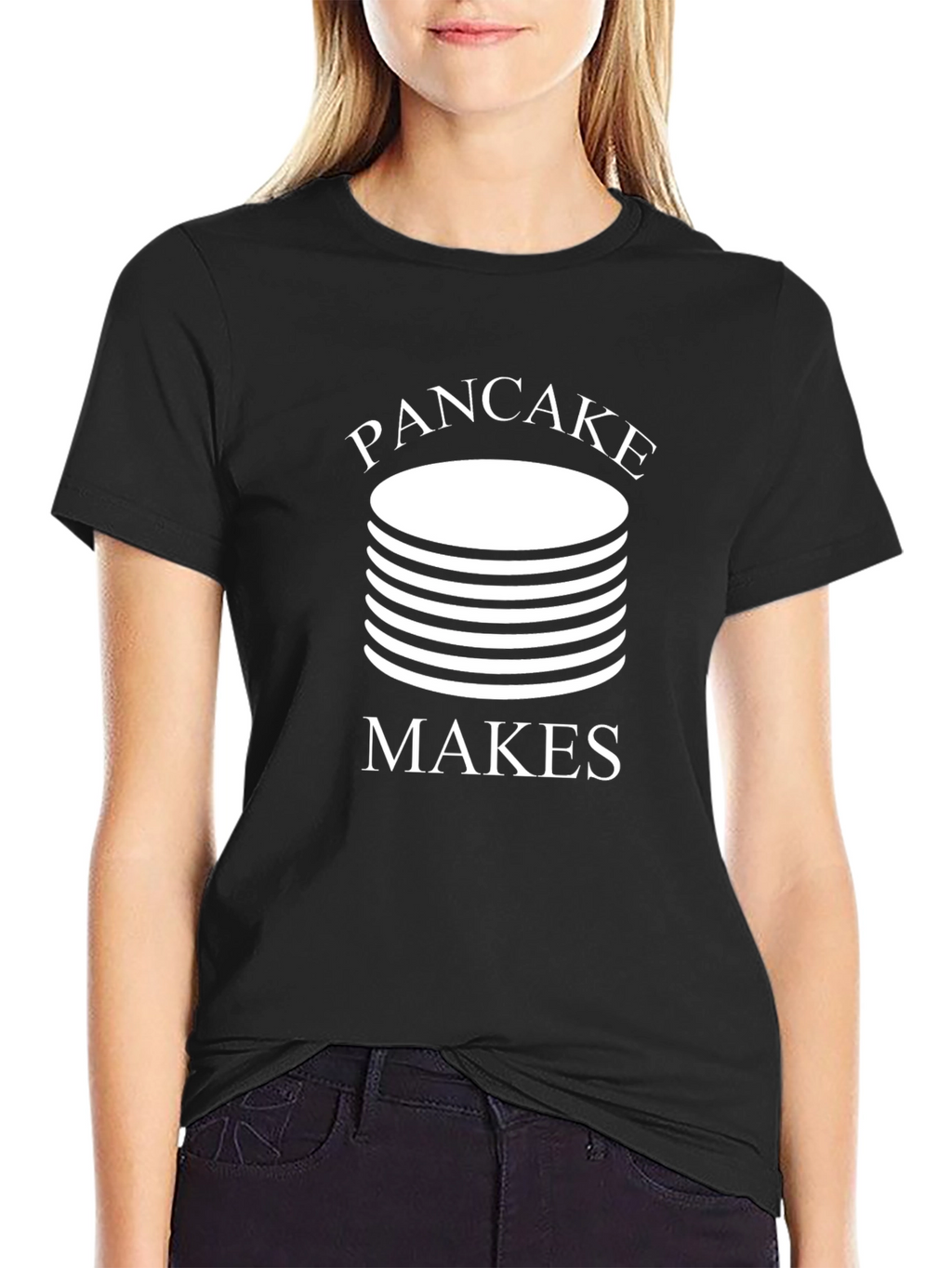 Pancake Makes T-Shirt - Funny Foodie Tee