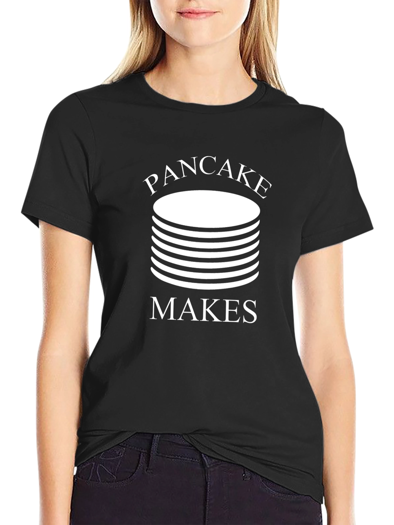 Pancake Makes T-Shirt - Funny Foodie Tee