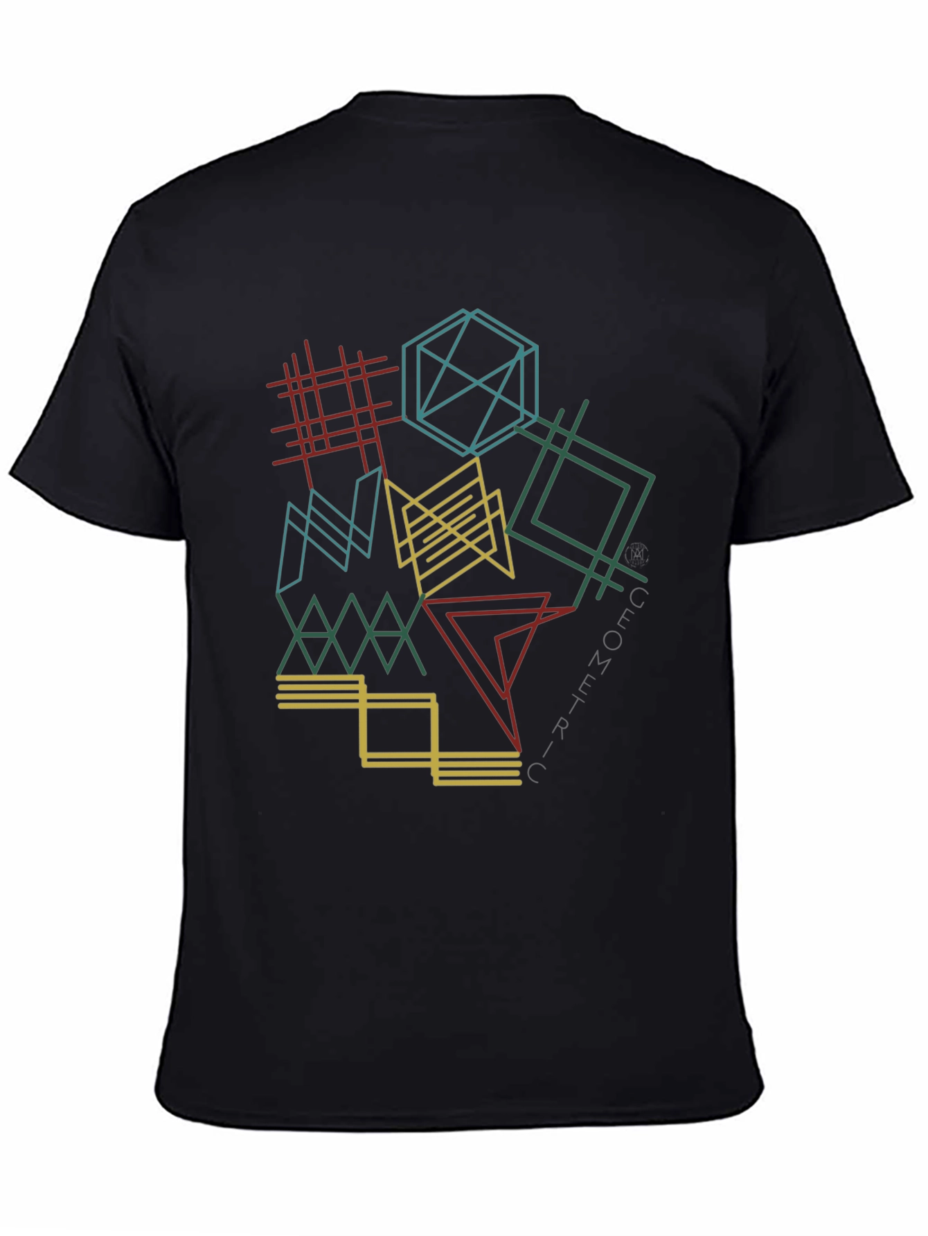 Geometric Lines Graphic Tee - Modern Style