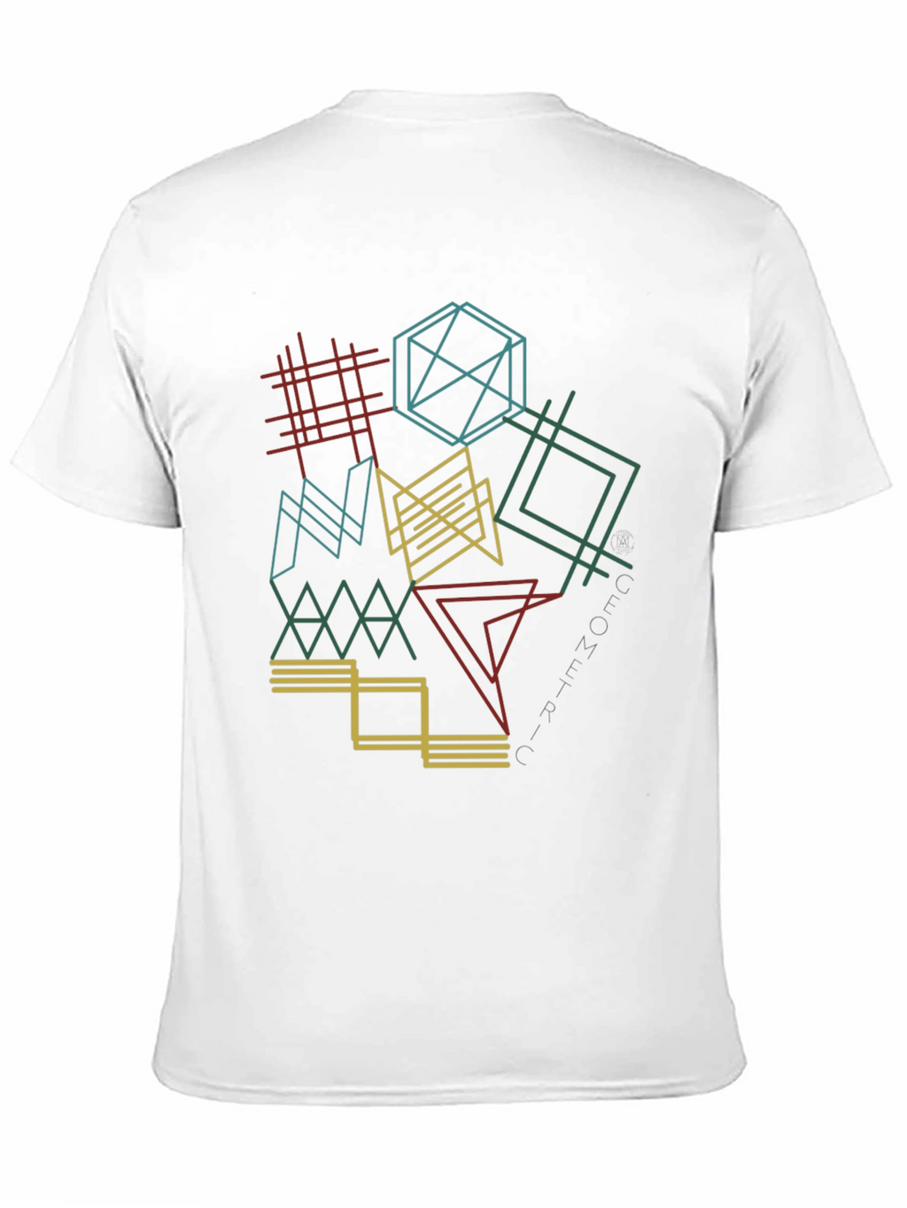 Geometric Lines Graphic Tee - Modern Style