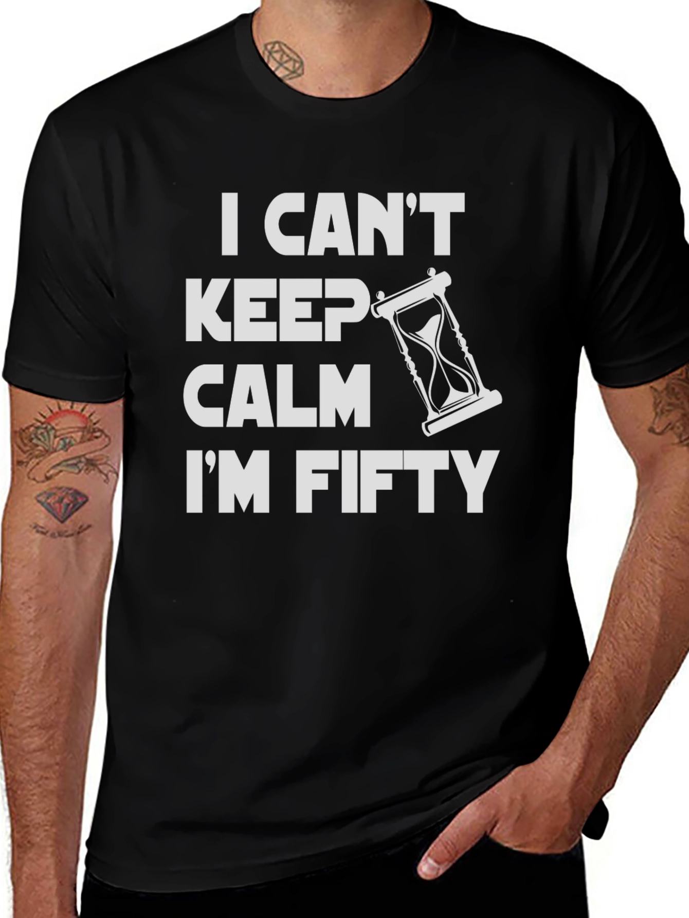 I Cant Keep Calm Im Fifty T-Shirt